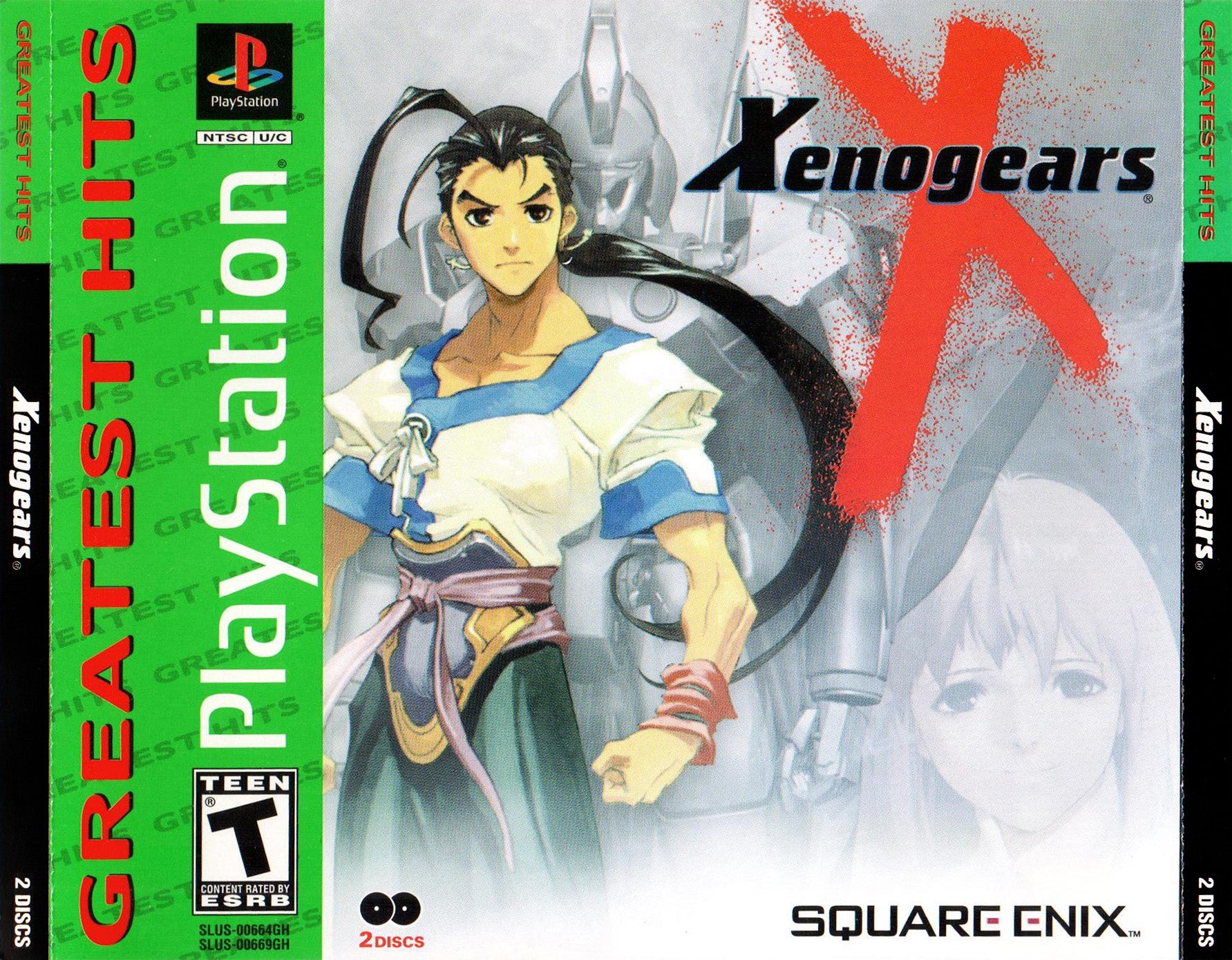 Xenogears (Greatest Hits) - (PS1) PlayStation 1 [Pre-Owned] Video Games SquareSoft   