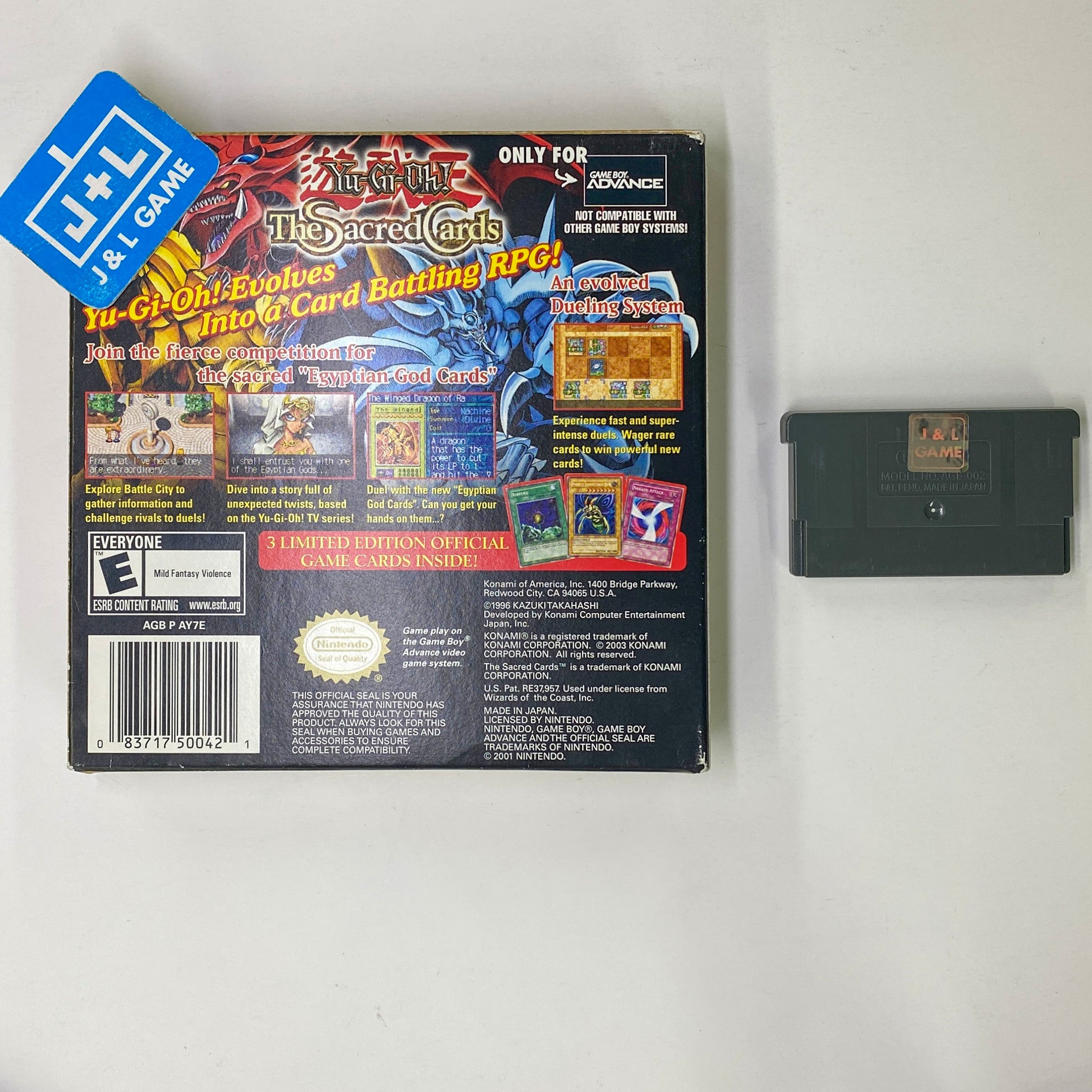 Yu-Gi-Oh! The Sacred Cards - (GBA) Game Boy Advance [Pre-Owned] Video Games Konami   