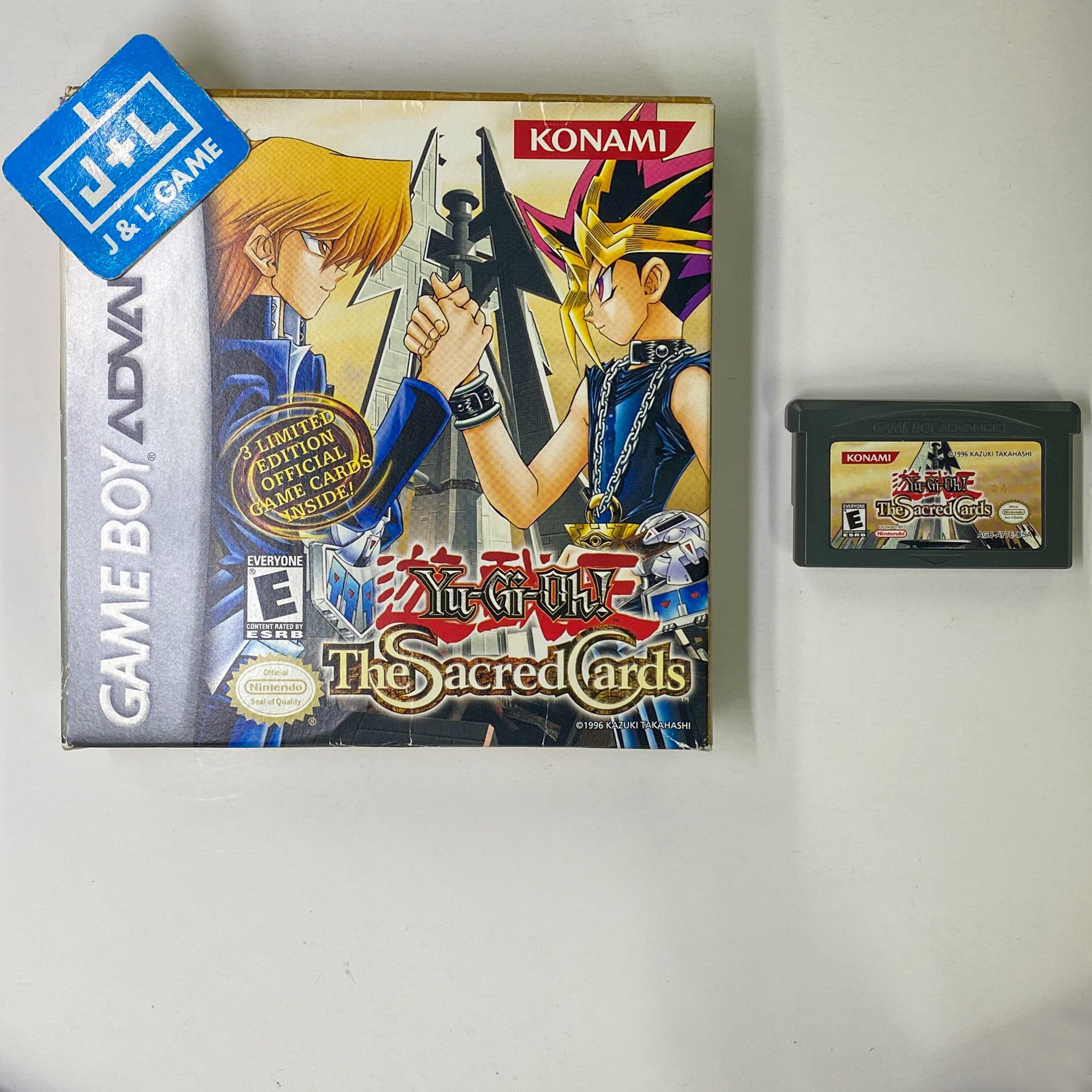 Yu-Gi-Oh! The Sacred Cards - (GBA) Game Boy Advance [Pre-Owned