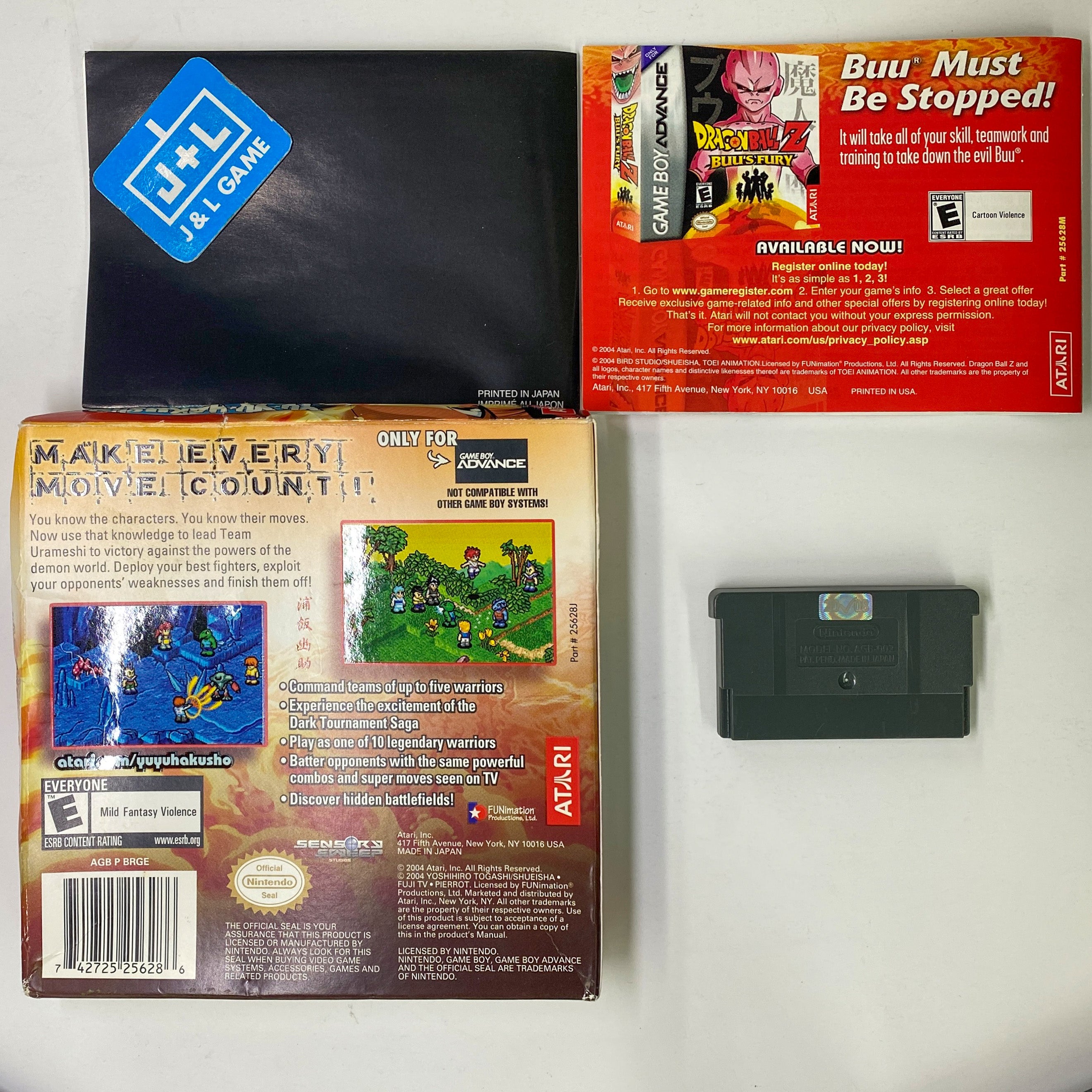 Yu Yu Hakusho - Ghost Files: Tournament Tactics - (GBA) Game Boy Advance [Pre-Owned] Video Games Atari SA   