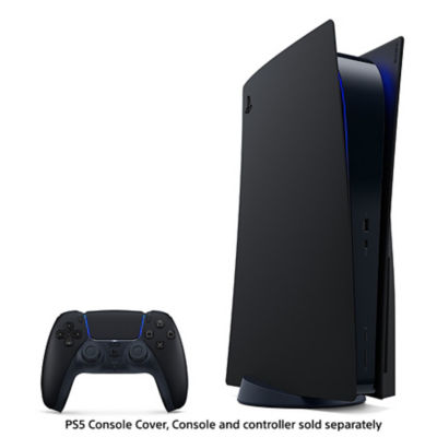 Sony PlayStation 5 DISC Console Cover (Midnight Black)  - (PS5) Playstation 5 Accessories J&L Video Games New York City   