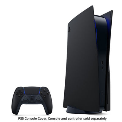 Sony PlayStation 5 DISC Console Cover (Midnight Black) - (PS5) Playstation 5 Accessories J&L Video Games New York City   
