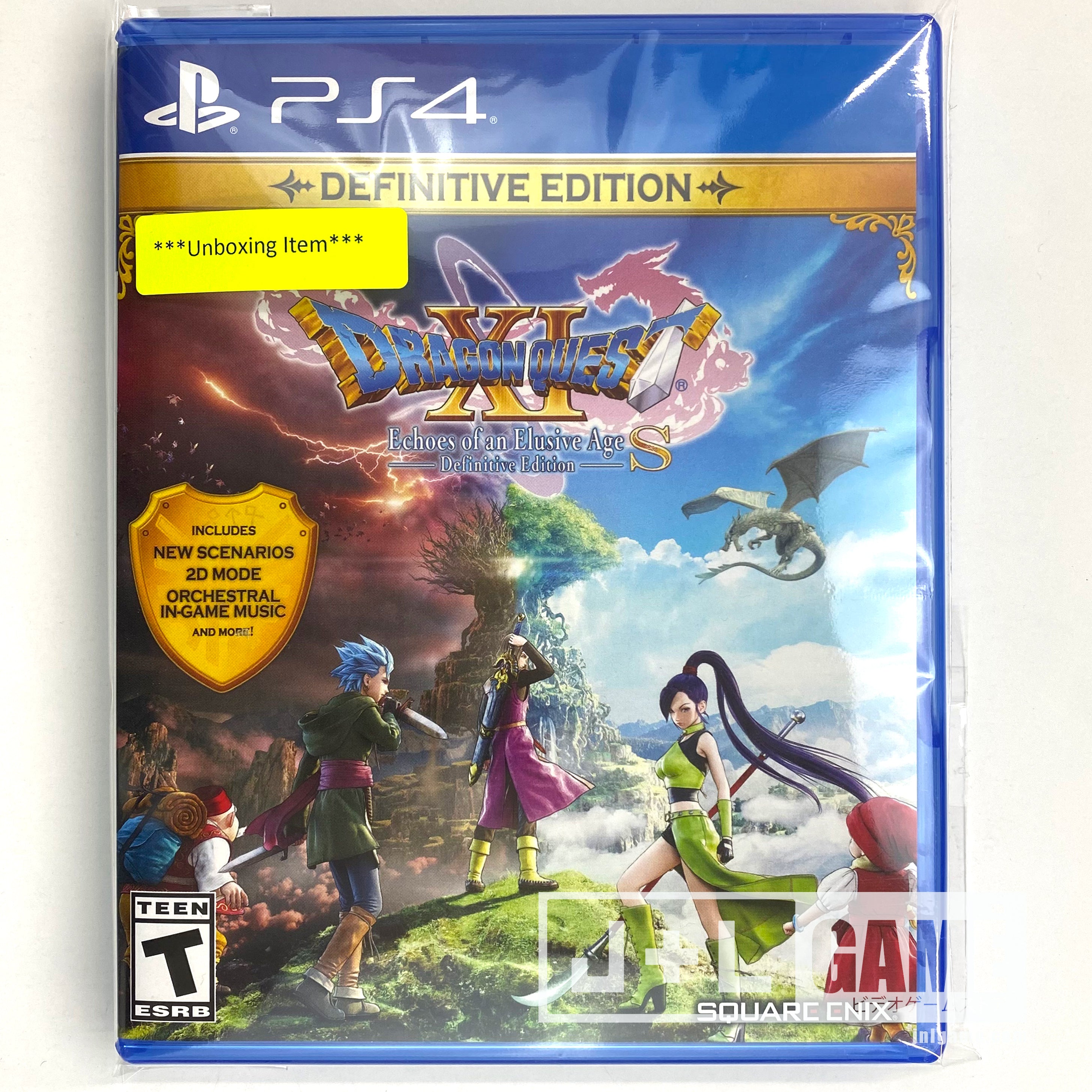 Dragon Quest XI S: Echoes of An Elusive Age - Definitive Edition - (PS4) PlayStation 4 [UNBOXING] Video Games Square Enix   