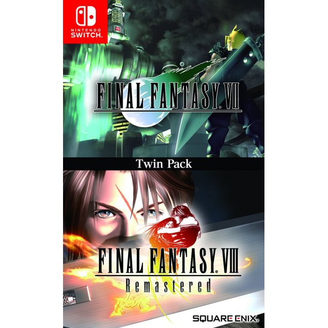 Final Fantasy VII & Final Fantasy VIII Remastered Twin Pack - (NSW) Nintendo Switch (Asia Import) Video Games Square Enix   