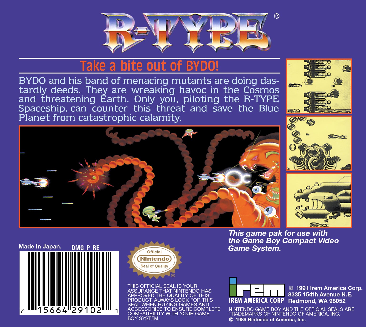 R-Type - (GB) Game Boy [Pre-Owned] | J&L Game