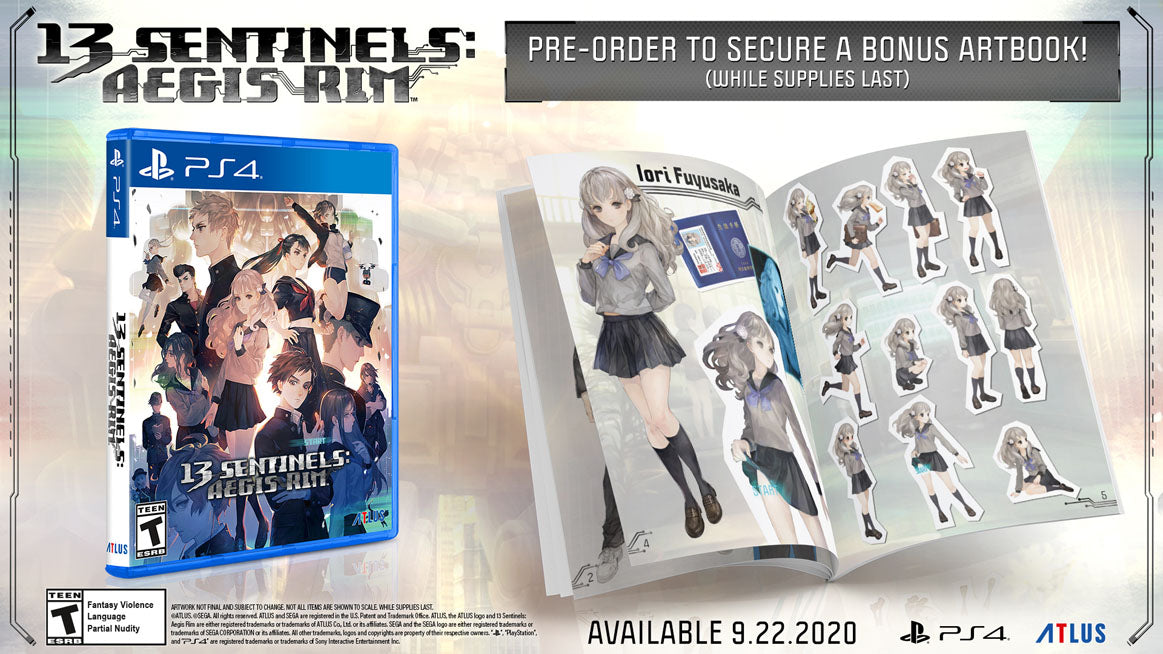 13 Sentinels: Aegis Rim Launch Edition - (PS4) PlayStation 4 Video Games SEGA   