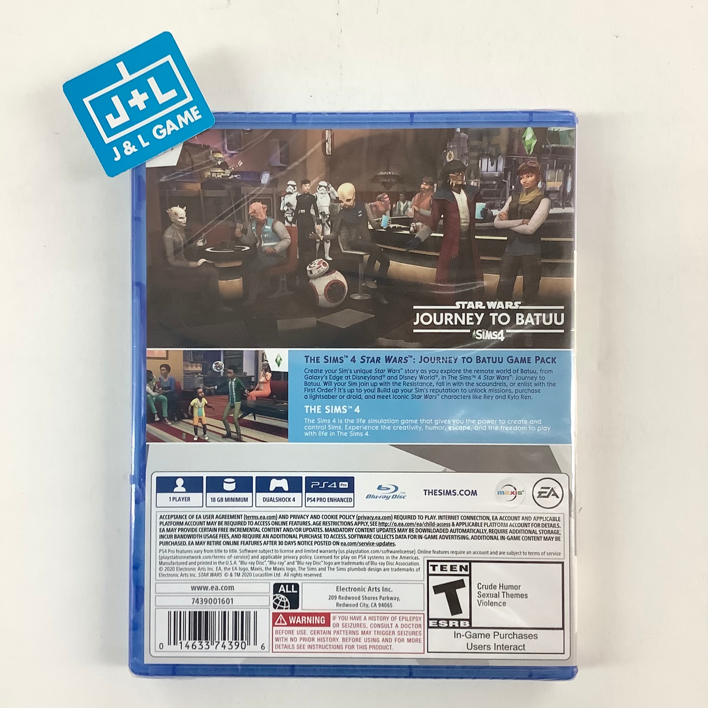 The Sims 4 Plus Star Wars Journey to Batuu Bundle - (PS4) PlayStation 4 Video Games Electronic Arts   