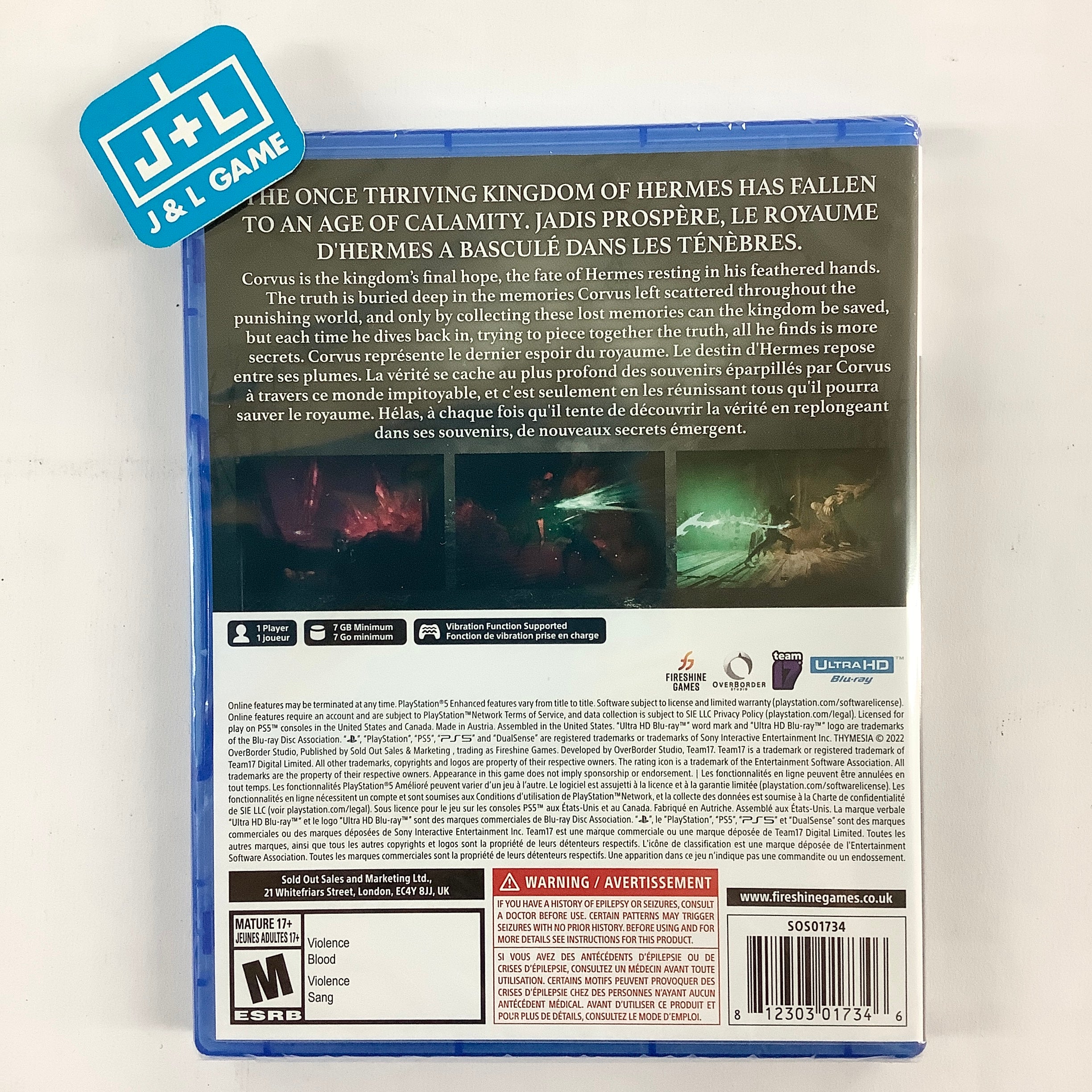 Thymesia - (PS5) PlayStation 5 Video Games Team17   