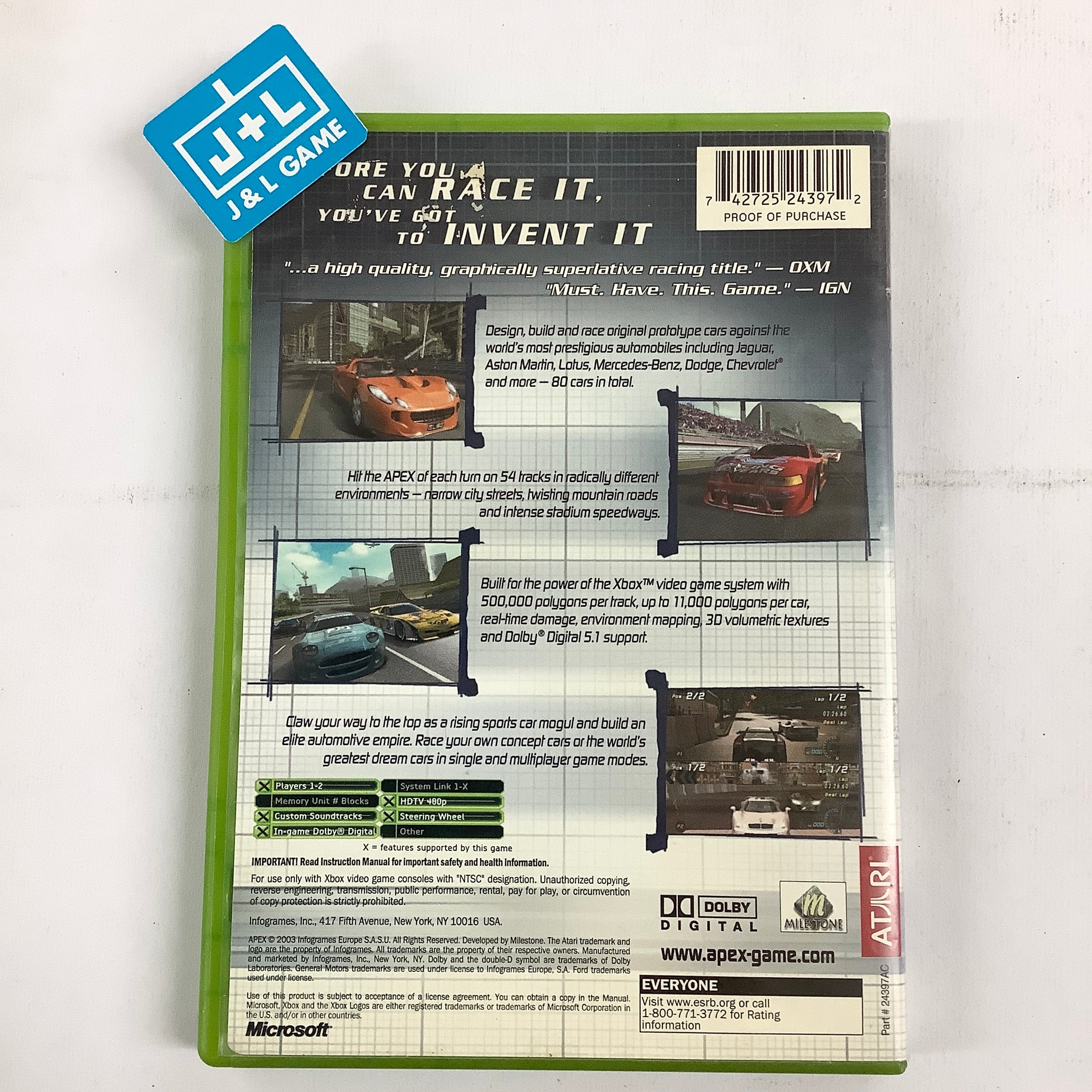 Apex - (XB) Xbox [Pre-Owned] Video Games Atari SA   