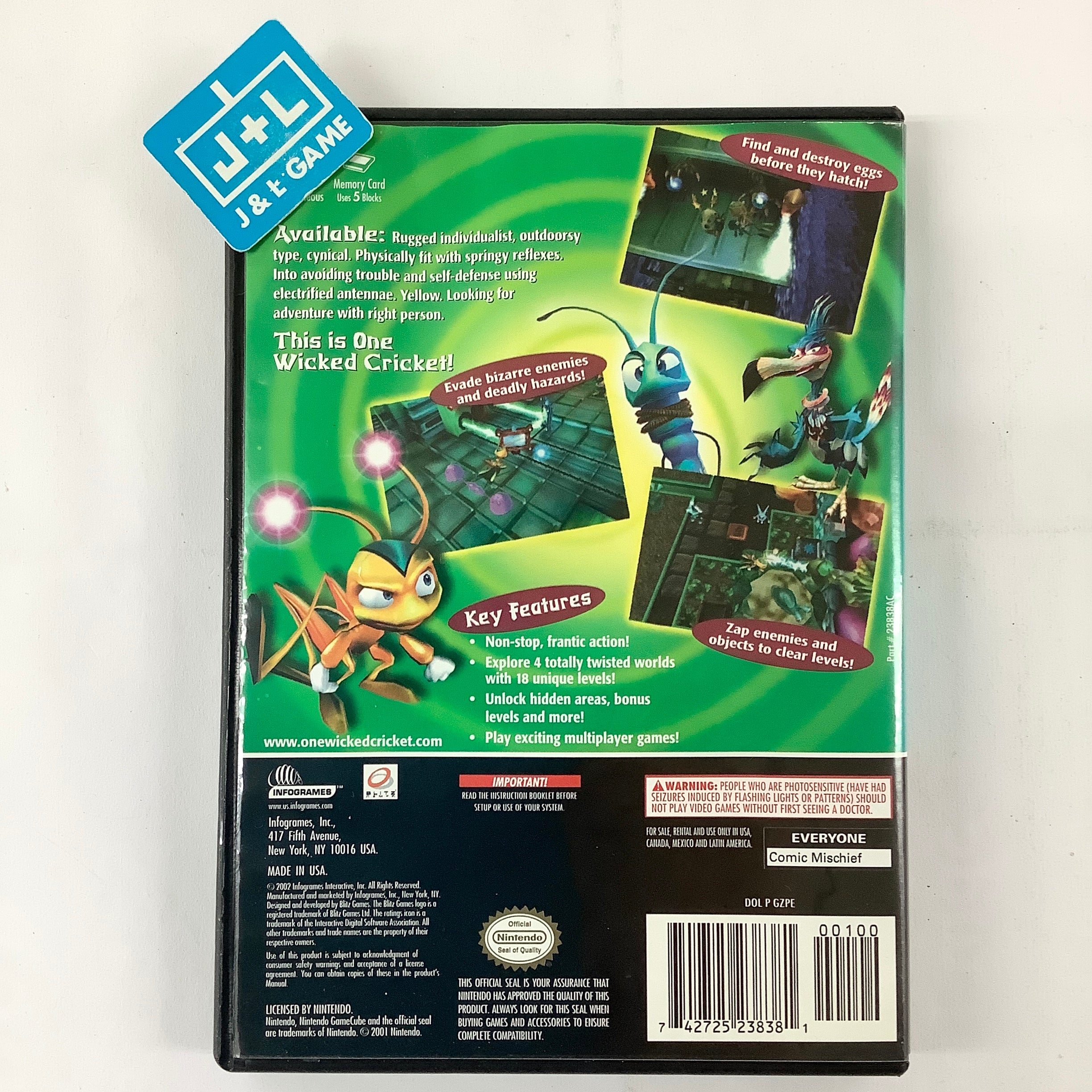 Zapper - (GC) GameCube [Pre-Owned] Video Games Infogrames   