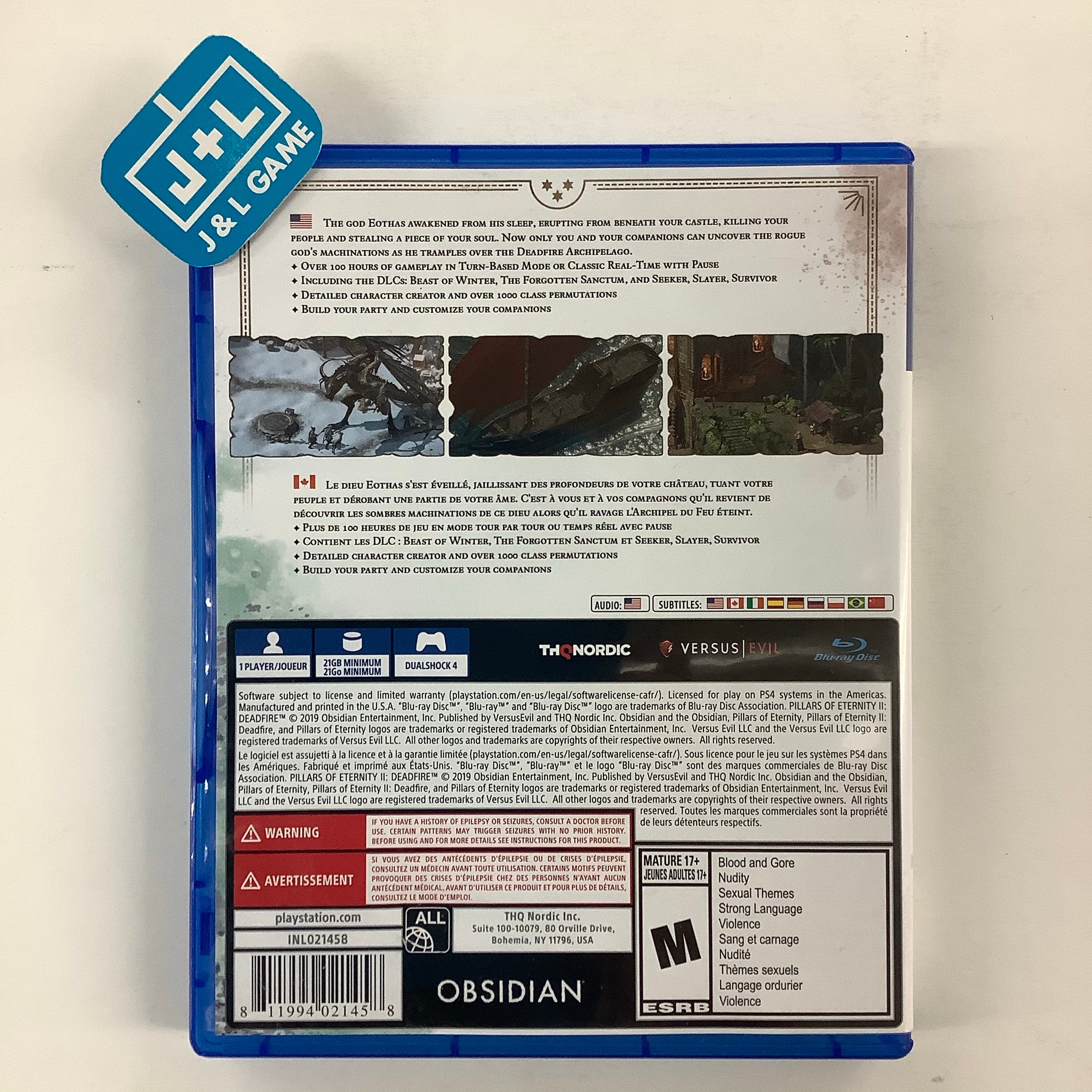 Pillars of Eternity II: Deadfire (Ultimate Edition) - (PS4) PlayStation 4 [Pre-Owned] Video Games THQ Nordic