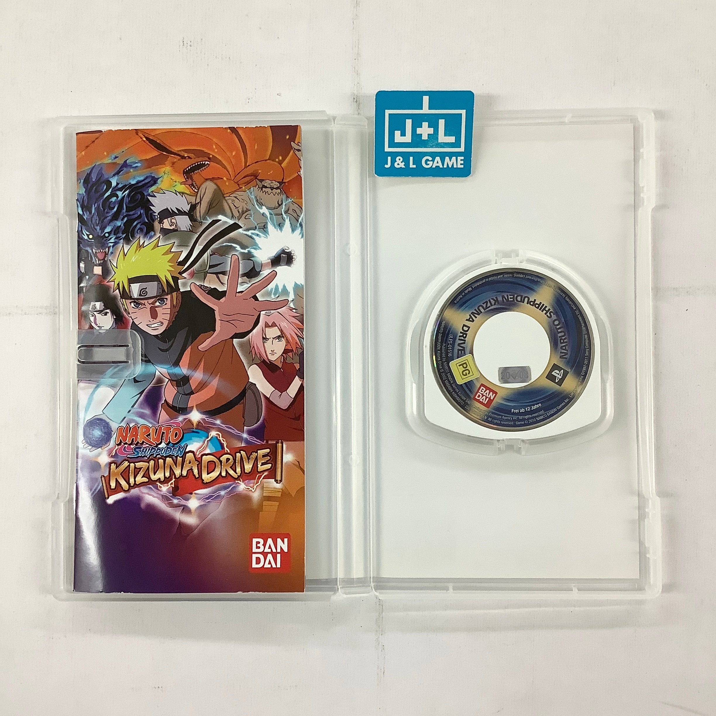 Naruto Shippuden Kizuna Drive (PSP Essentials) - Sony PSP [Pre-Owned] (European Import) Video Games Namco Bandai   