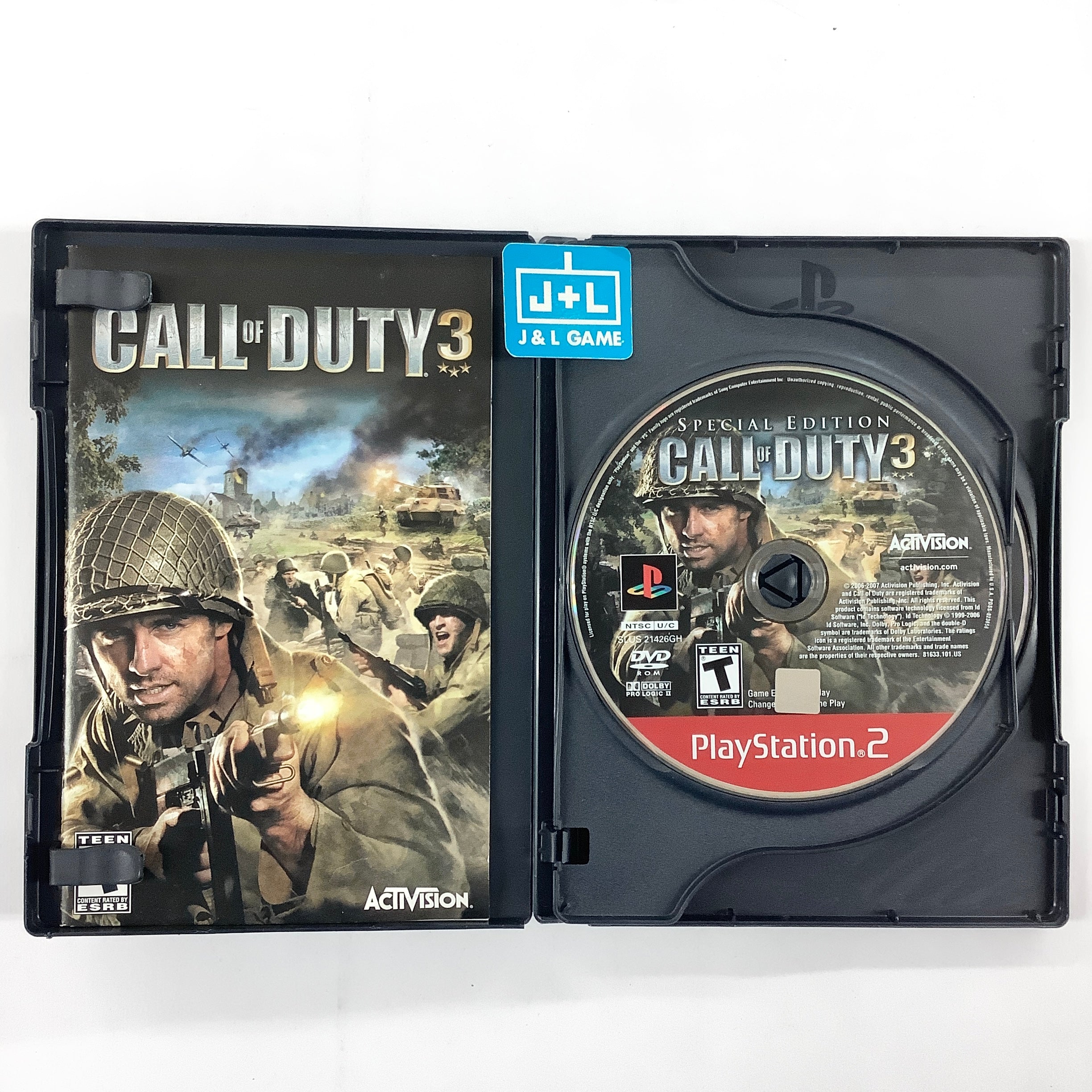 Call of Duty 3: Special Edition (Greatest Hits) - (PS2) PlayStation 2 [Pre-Owned] Video Games Activision   