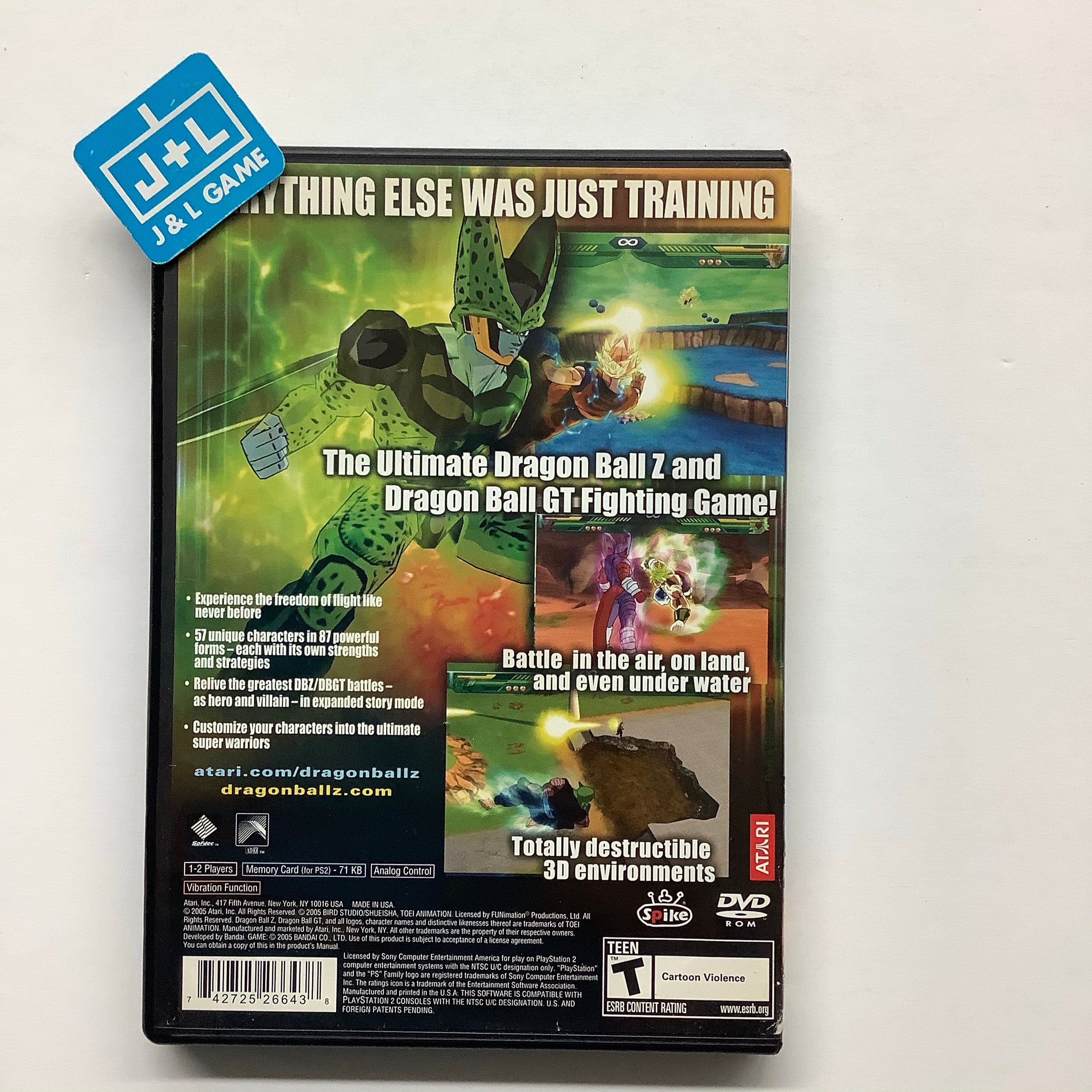 Dragon Ball Z: Budokai Tenkaichi - (PS2) PlayStation 2 [Pre-Owned] Video Games Atari   