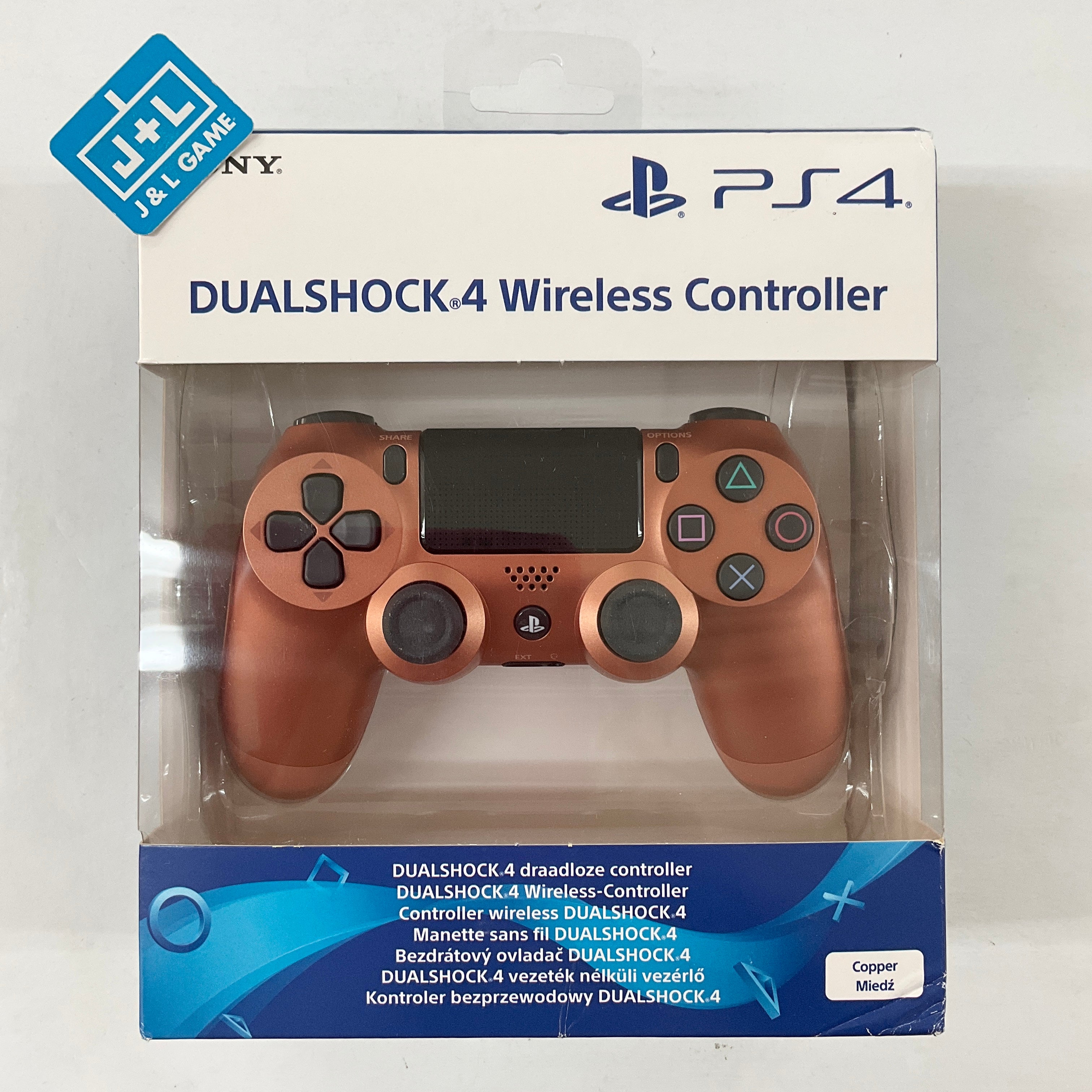 SONY DualShock 4 Wireless Controller (Copper) - PlayStation 4 (European Import) Accessories Sony   