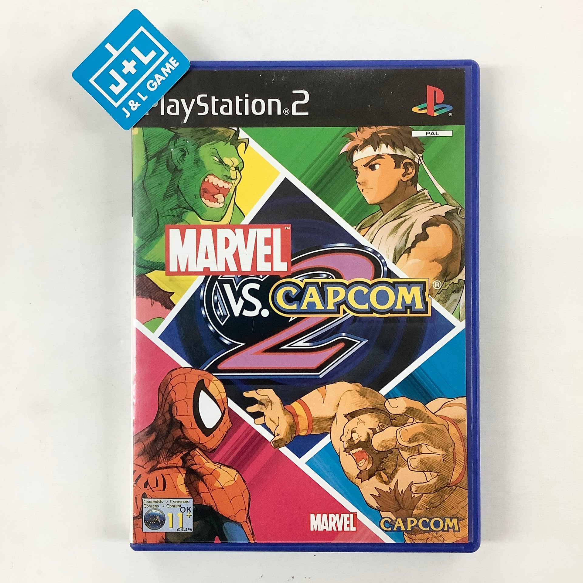 PS2 Marvel Vs Capcom 2 – Korea Edition – État MINT – Complet + Carte Sous Blister (Rare)