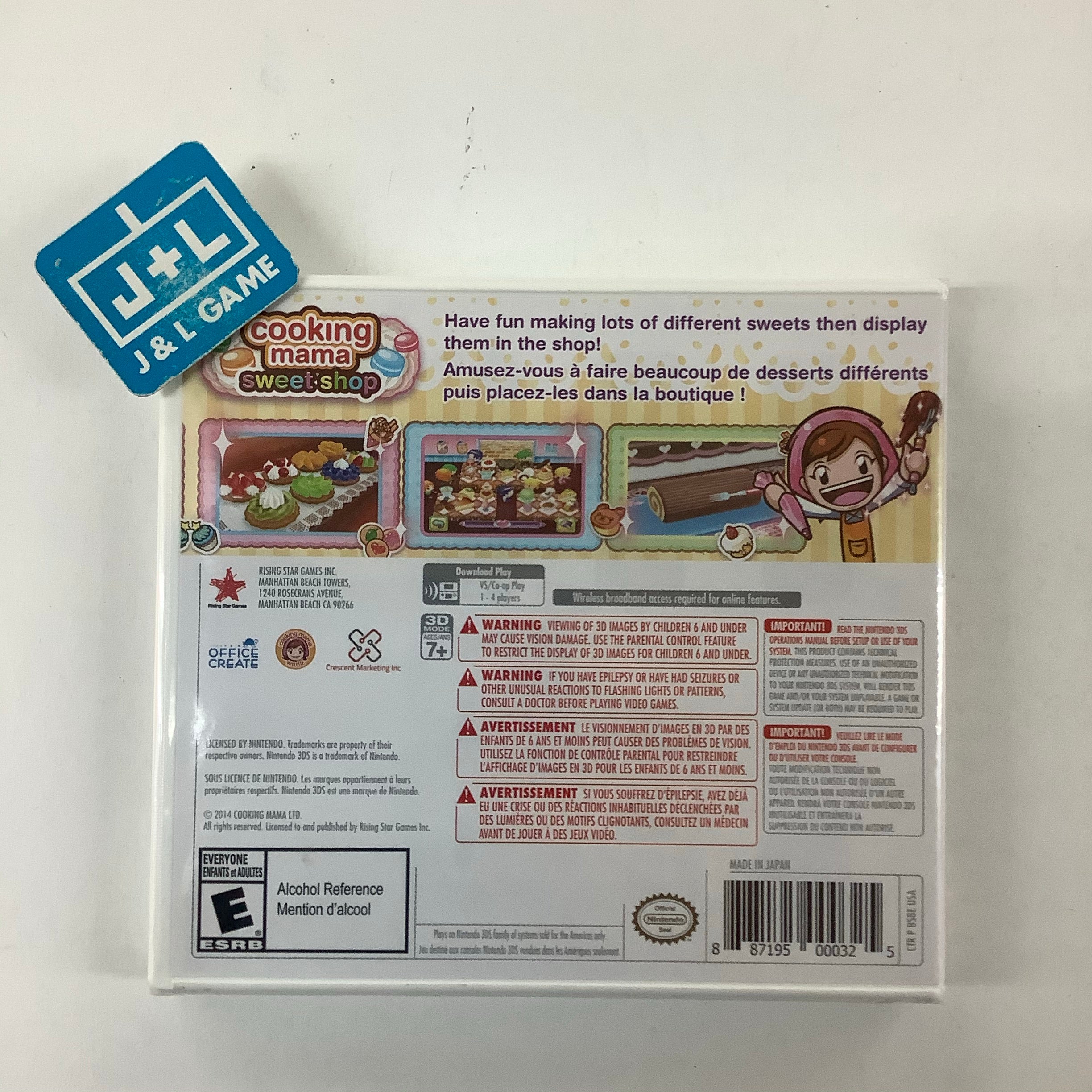 Cooking Mama: Sweet Shop - Nintendo 3DS Video Games Rising Star Games   