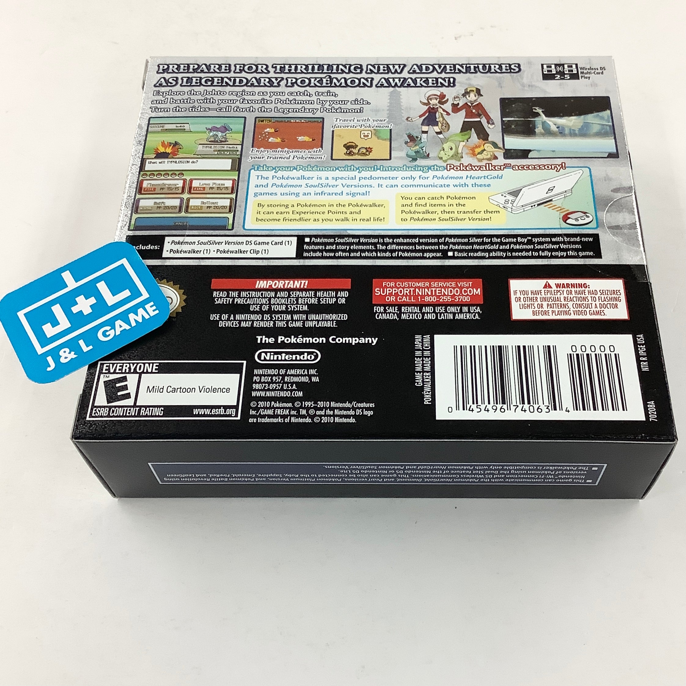 Pokemon SoulSilver Version (#1) - (NDS) Nintendo DS Video Games Nintendo   