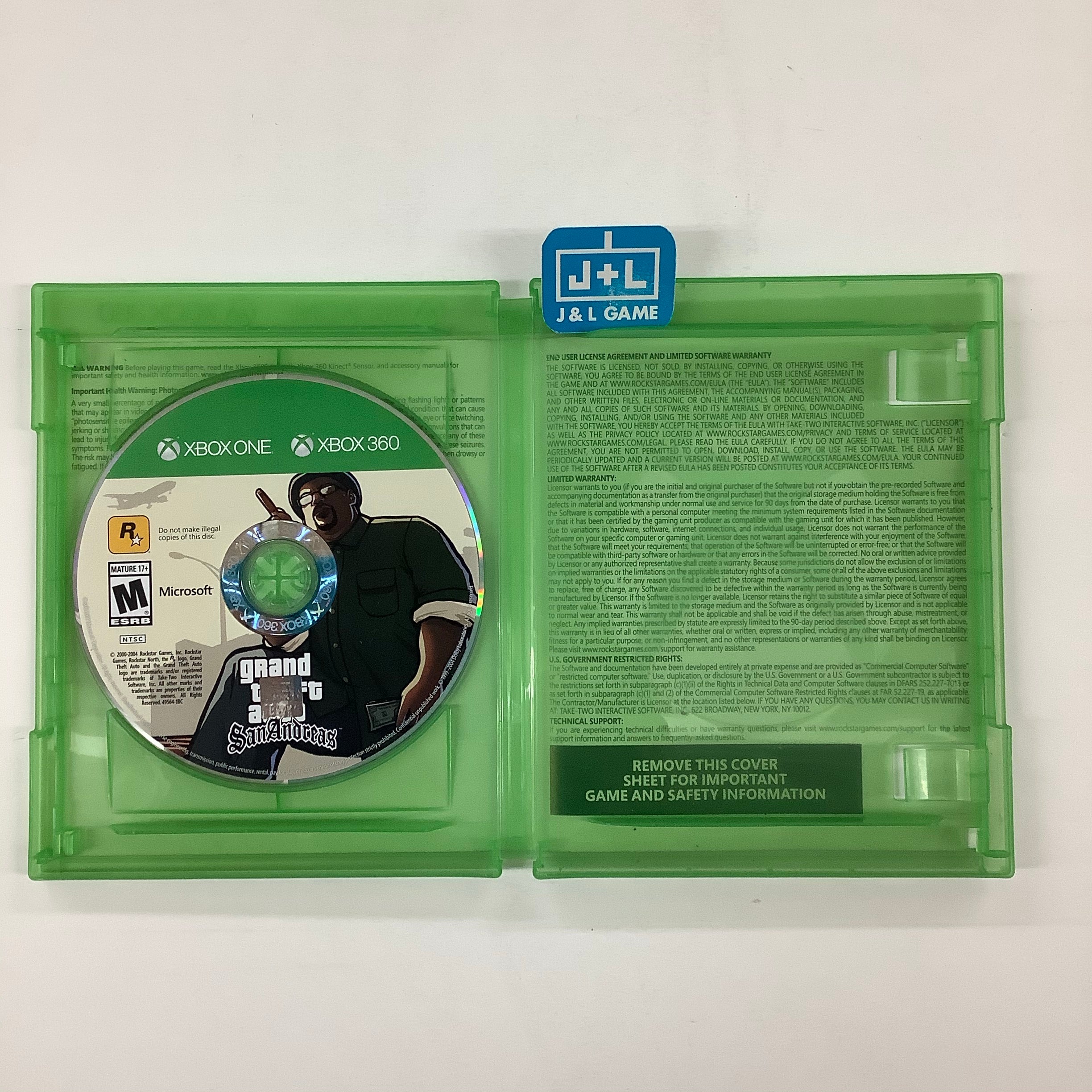 Grand Theft Auto: San Andreas - (XB1) Xbox One & Xbox 360 [Pre-Owned] Video Games Grand+Theft+Auto   
