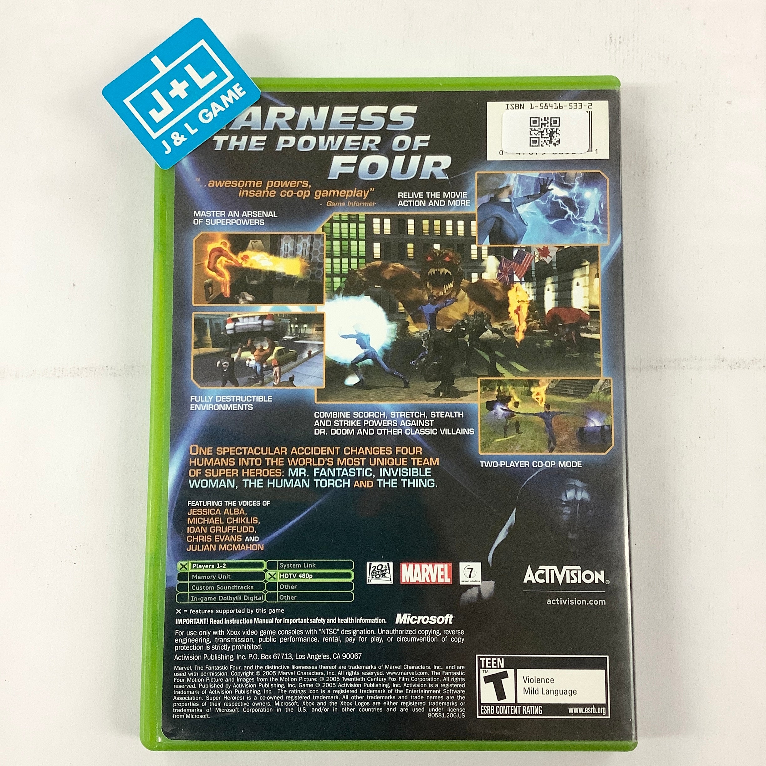 Fantastic 4 - (XB) Xbox [Pre-Owned] Video Games Activision   