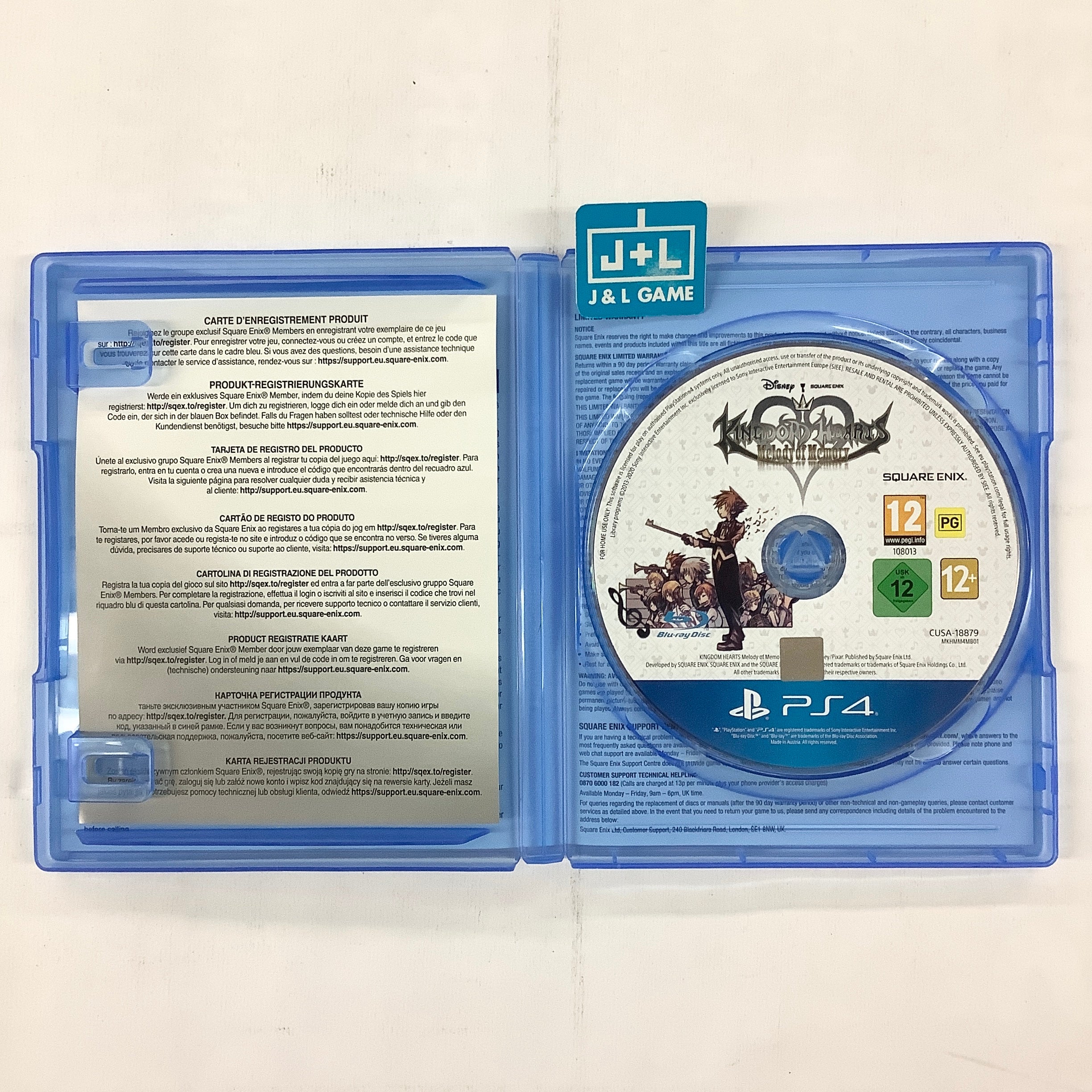 Kingdom Hearts: Melody Of Memory - (PS4) Playstation 4 [Pre-Owned] (European Import) Video Games Square Enix   