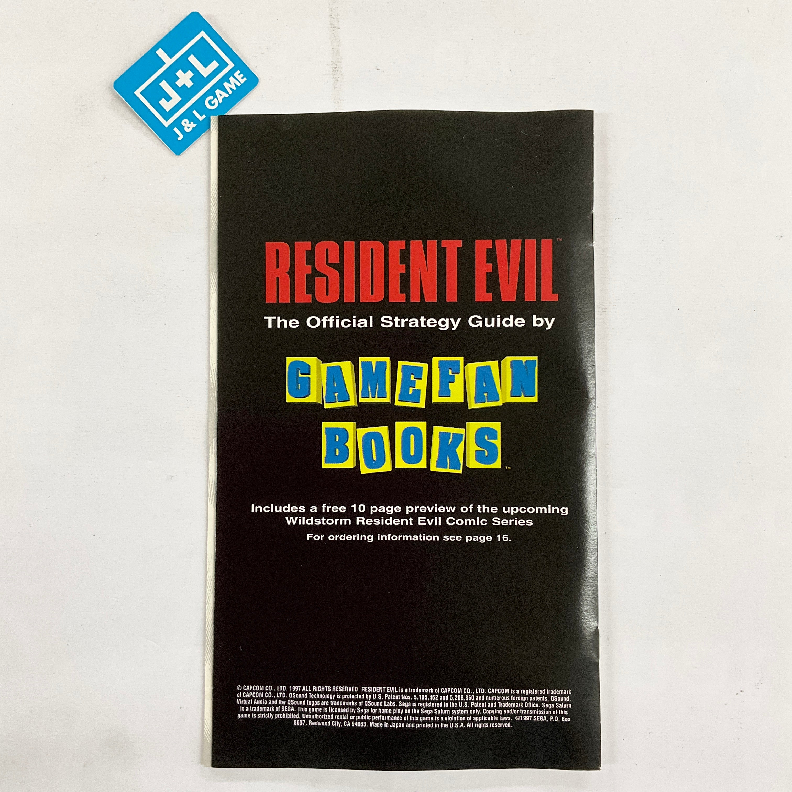 Resident Evil - (SS) SEGA Saturn [Pre-Owned] Video Games Capcom   