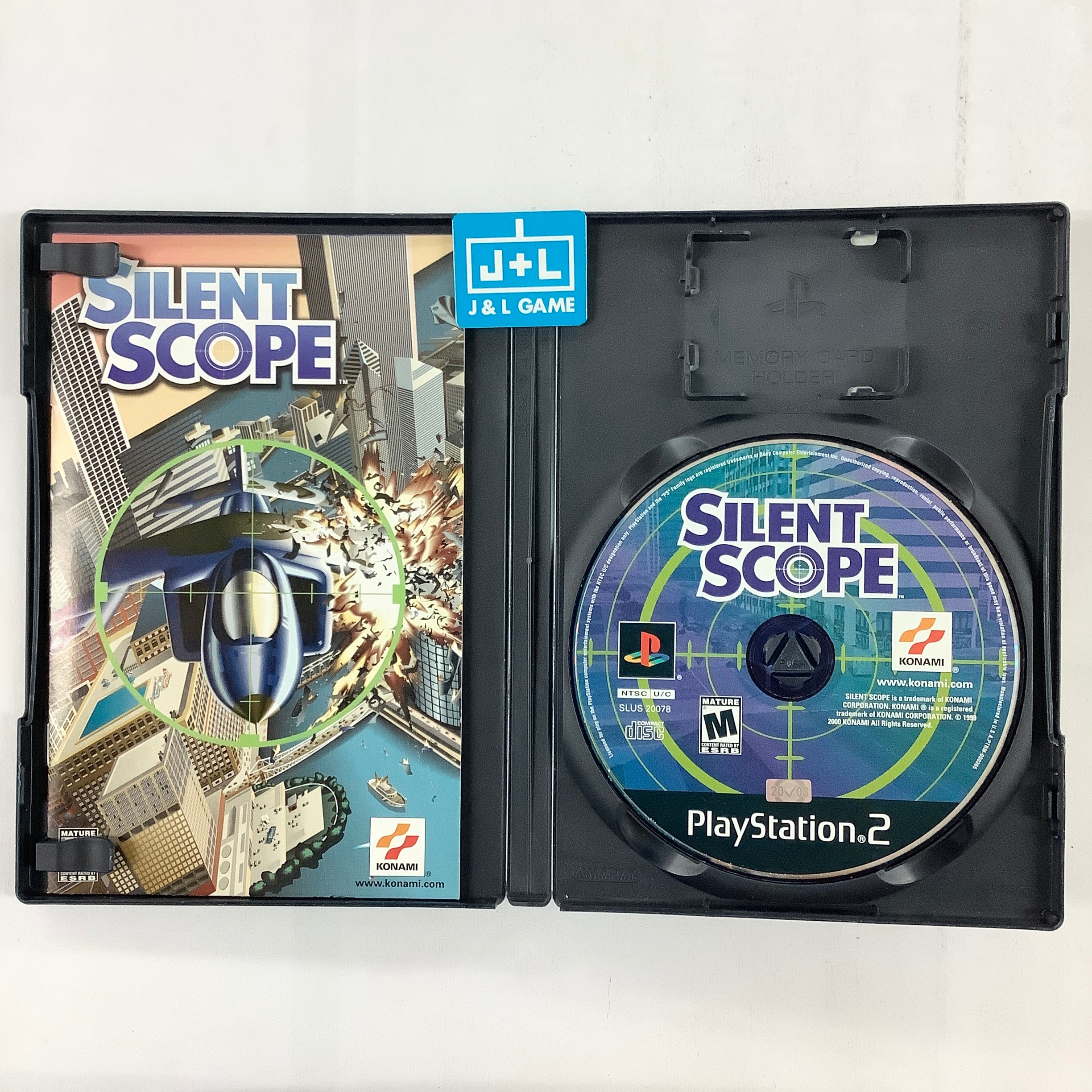 Silent Scope - (PS2) PlayStation 2 [Pre-Owned] Video Games Konami   
