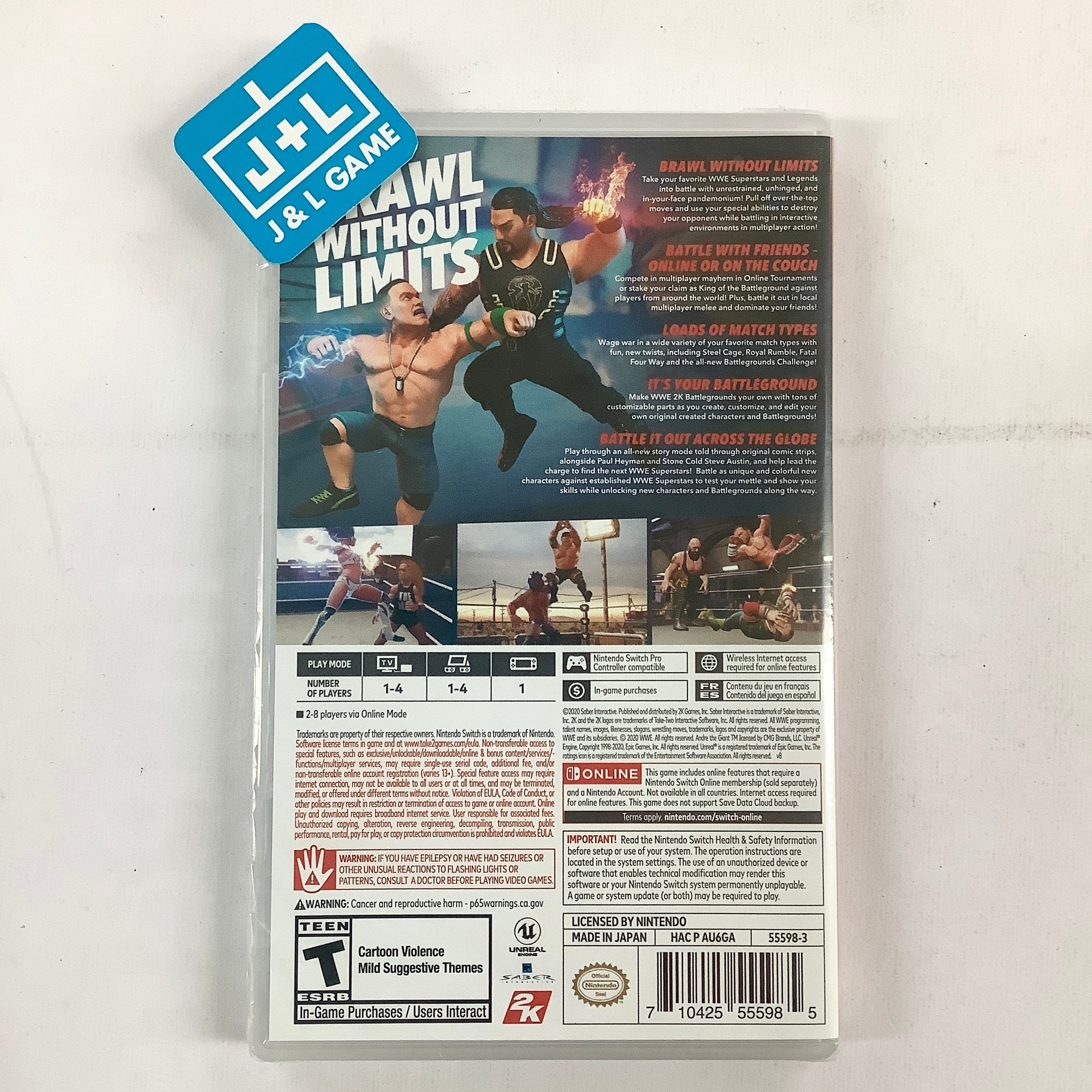 WWE 2K Battlegrounds - (NSW) Nintendo Switch Video Games 2K Games   