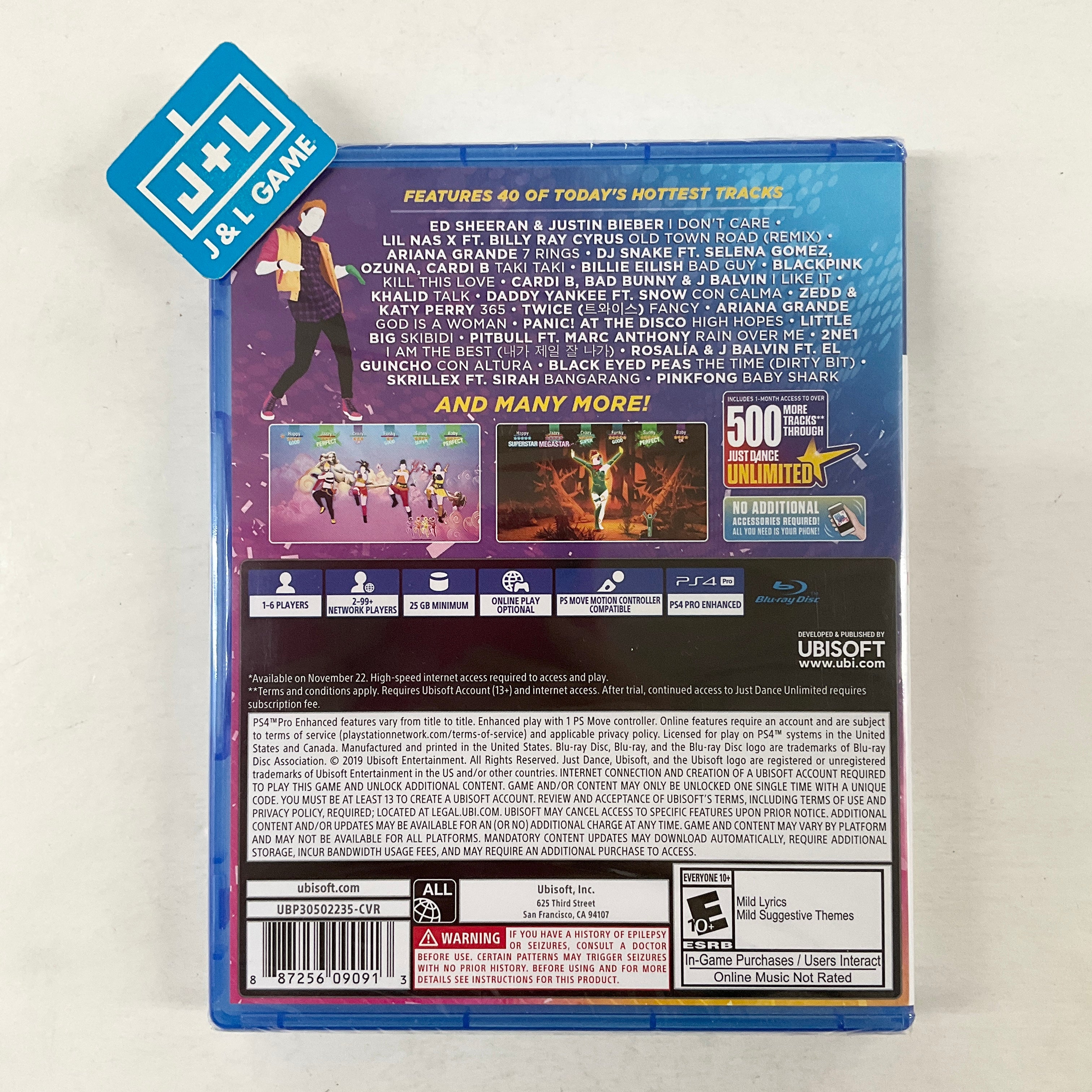 Just Dance 2020 - (PS4) PlayStation 4 Video Games Ubisoft   