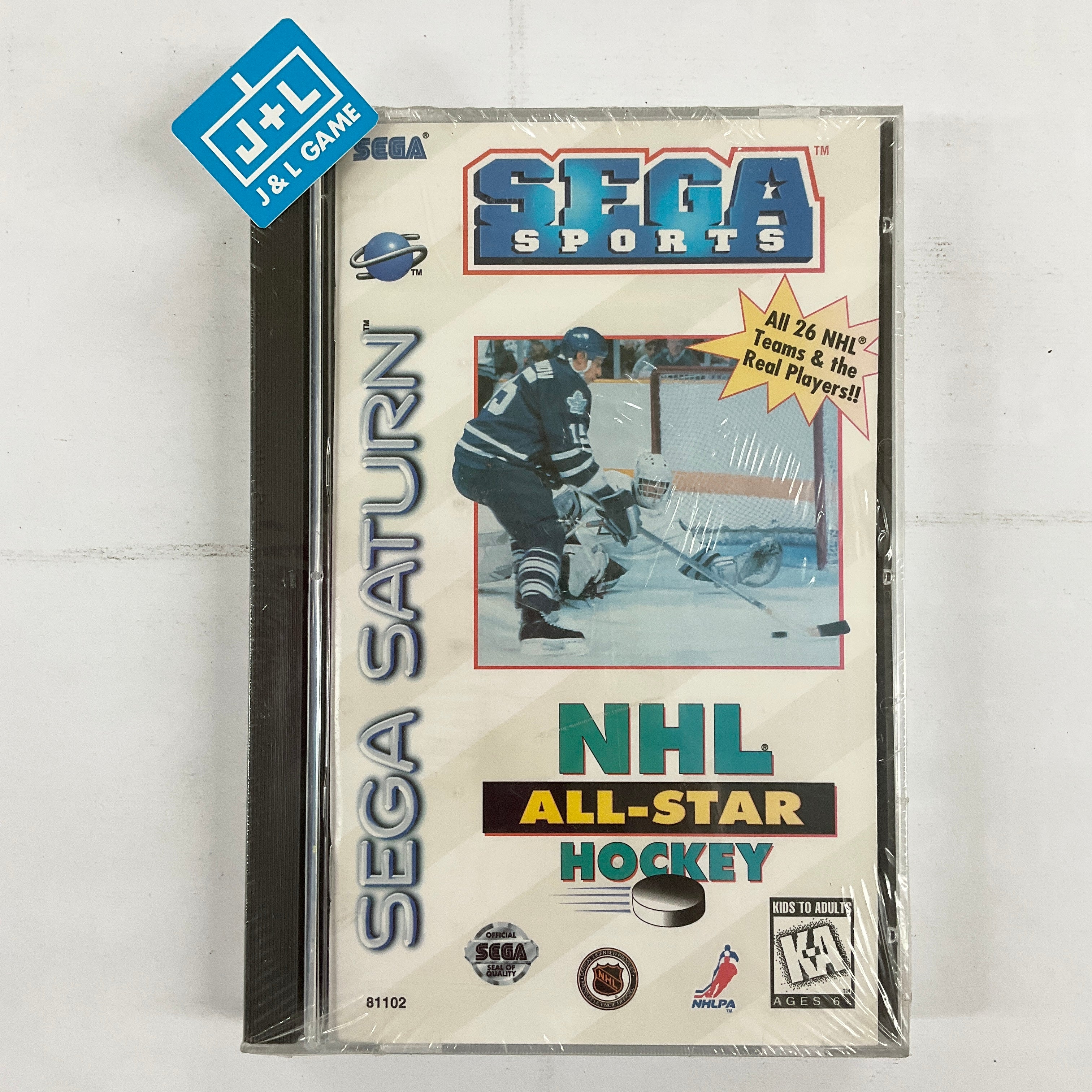 NHL All-Star Hockey - (SS) SEGA Saturn Video Games Sega   