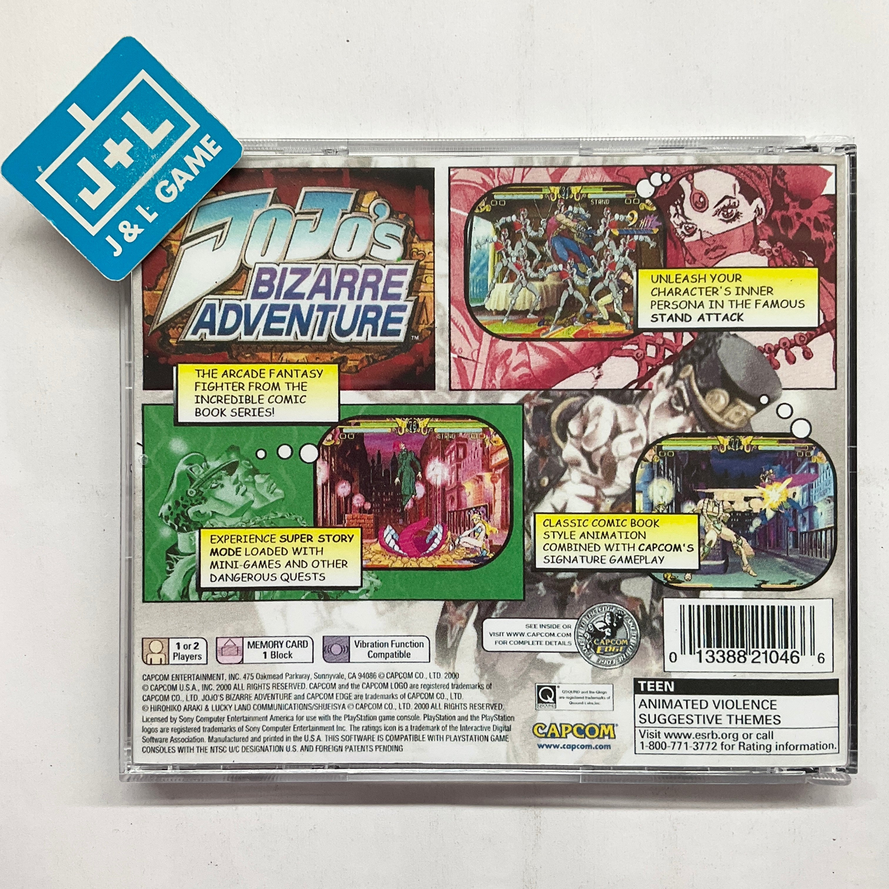 Jojo's Bizarre Adventure - (PS1) PlayStation 1 [Pre-Owned] Video Games Capcom   