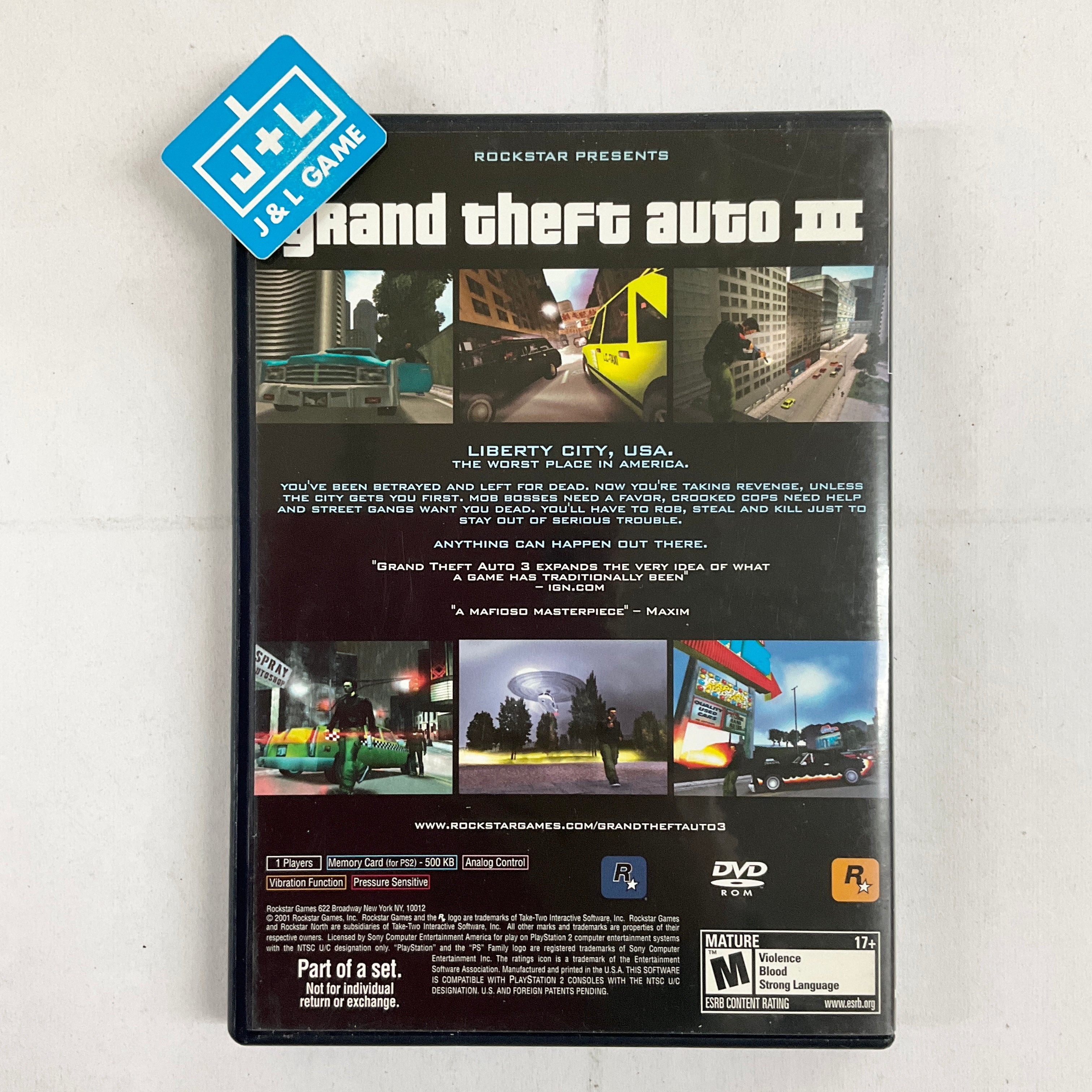 Grand Theft Auto: The Trilogy - (PS2) PlayStation 2 [Pre-Owned] Video Games Rockstar Games   