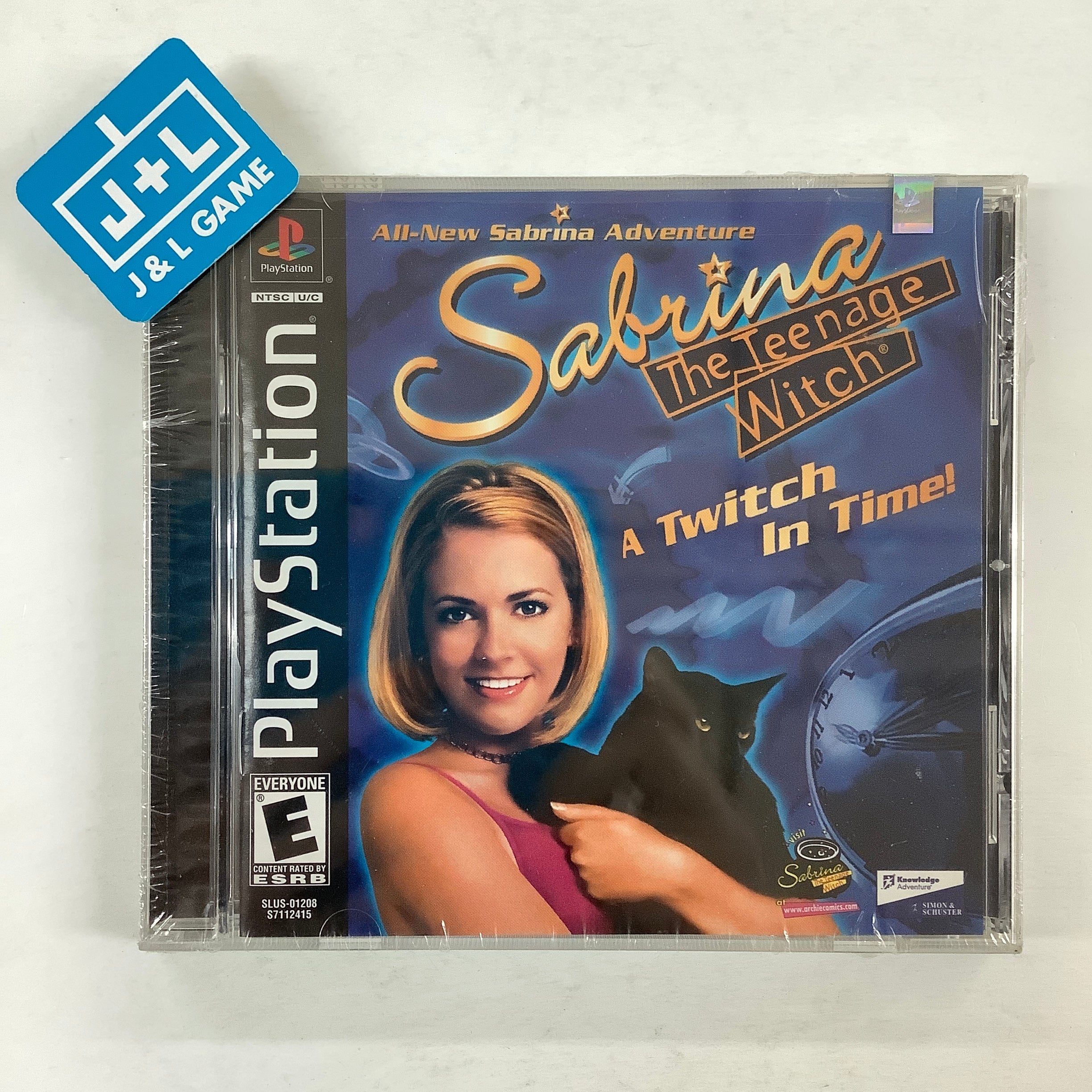 Sabrina the Teenage Witch: A Twitch in Time - (PS1) PlayStation 1 Video Games Simon & Schuster   