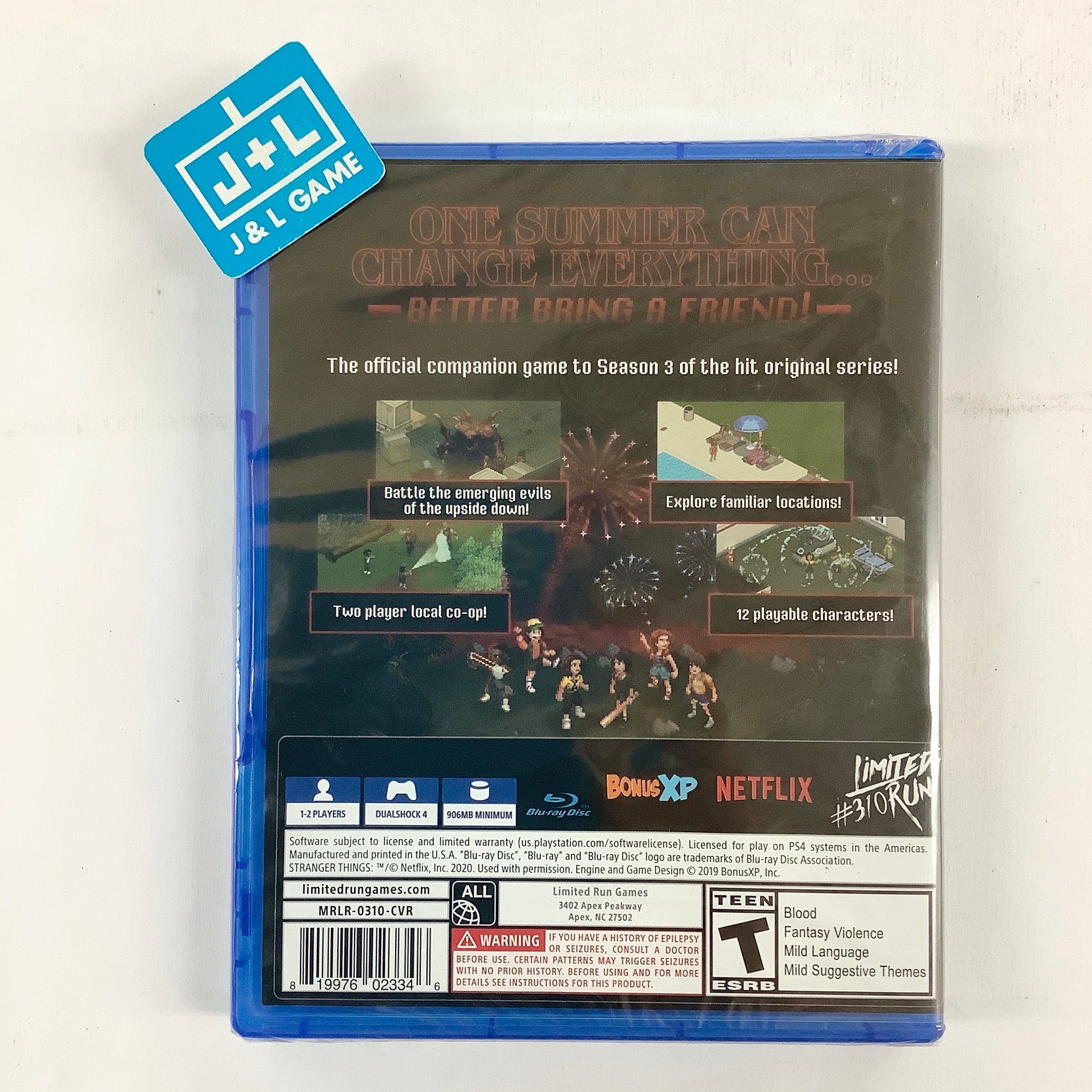 Stranger Things 3: The Game (Limited Run #310) - (PS4) PlayStation 4 Video Games Limited Run Games   