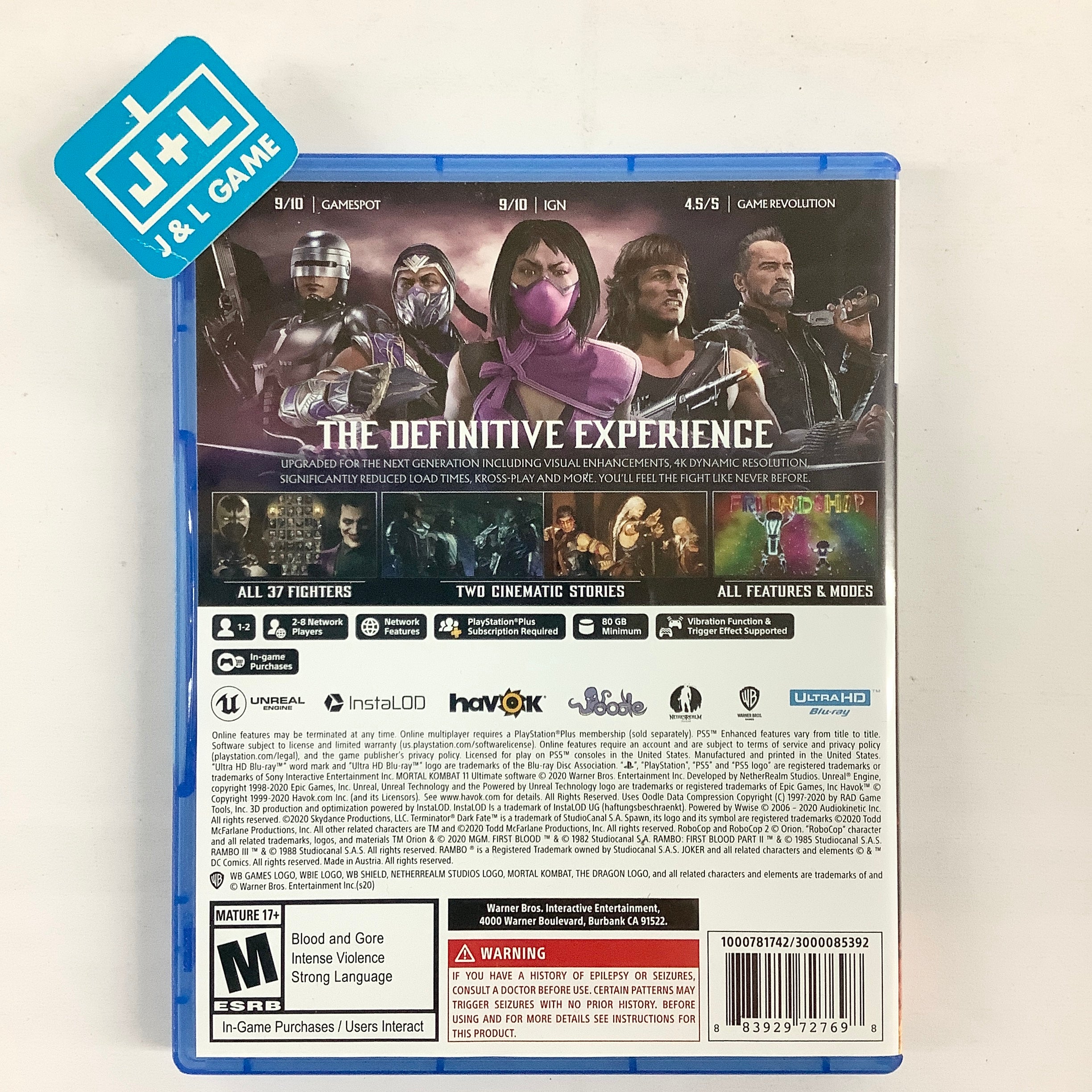 Mortal KOMBAT 11 Ultimate - (PS5) PlayStation 5 [Pre-Owned] Video Games WB Games   