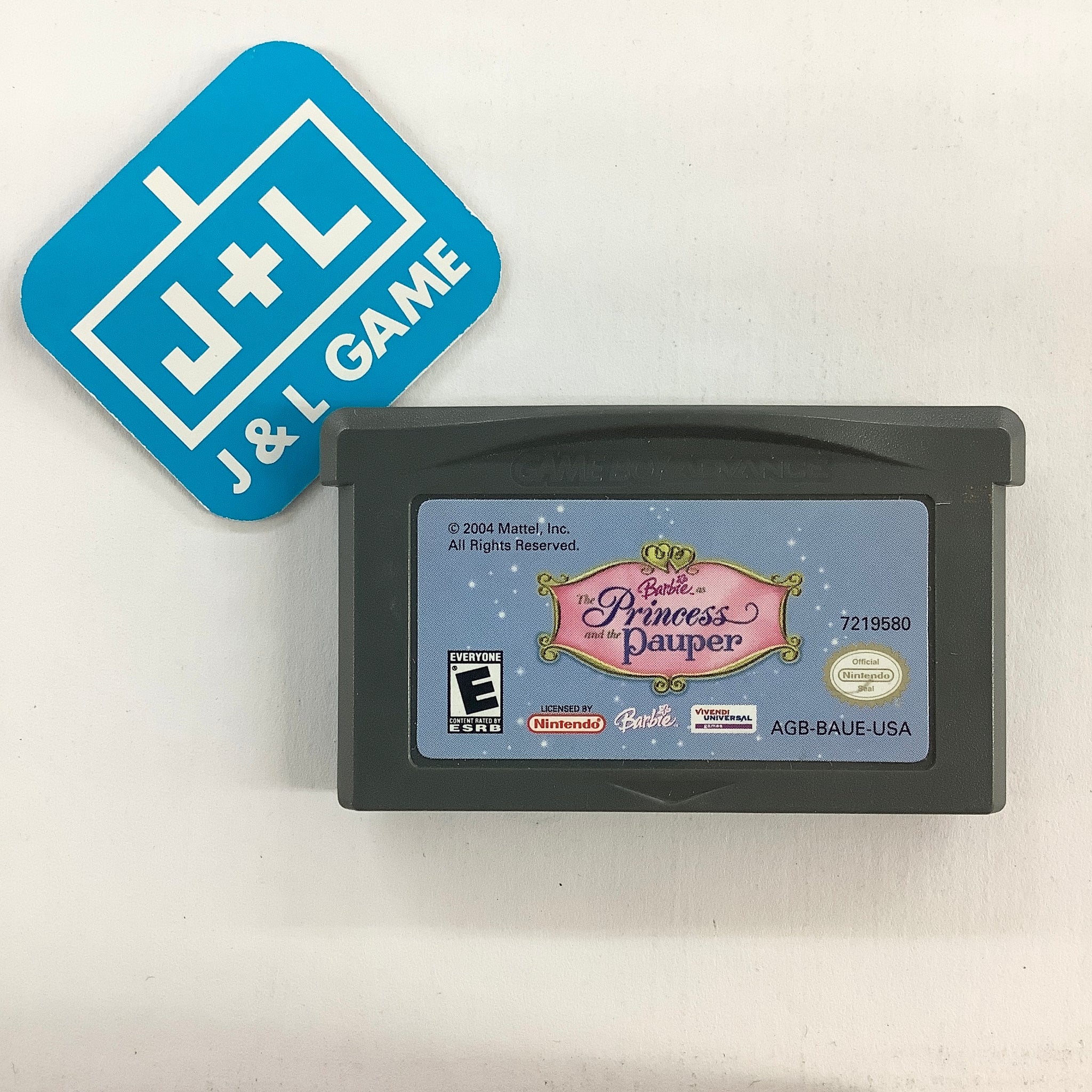 Barbie as the Princess and the Pauper - (GBA) Game Boy Advance [Pre-Owned] Video Games VU Games   
