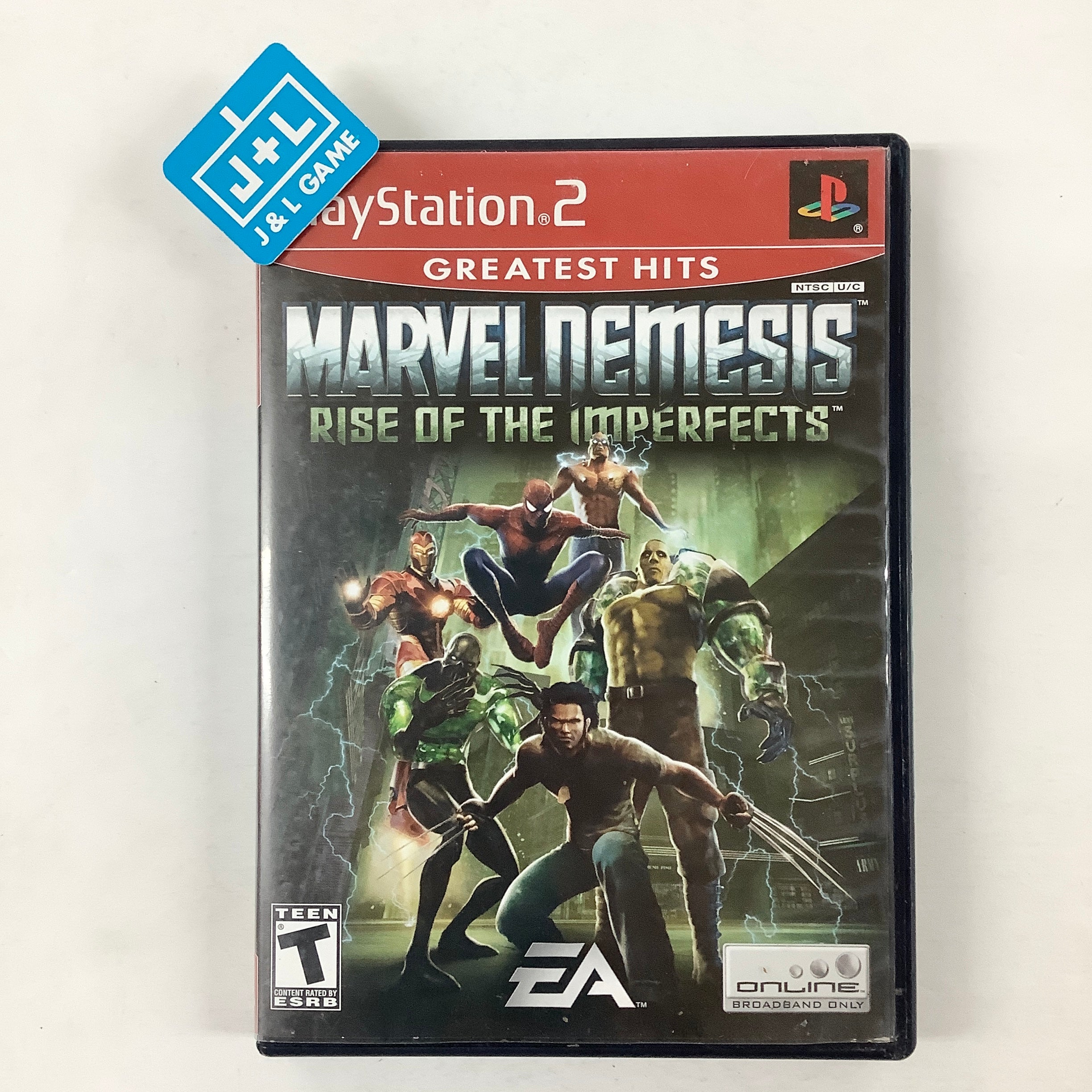 Marvel Nemesis: Rise of the Imperfects (Greatest Hits) - (PS2) PlayStation 2 [Pre-Owned] Video Games EA Games   