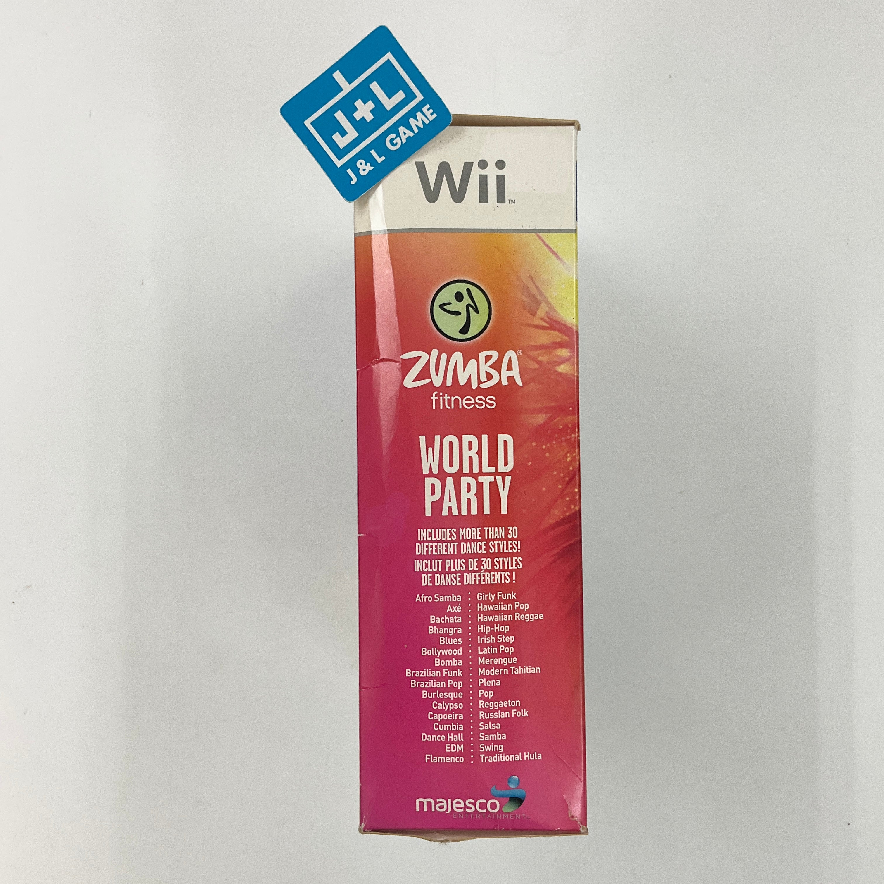Zumba Fitness World Party Bundle - Nintendo Wii Video Games Majesco   