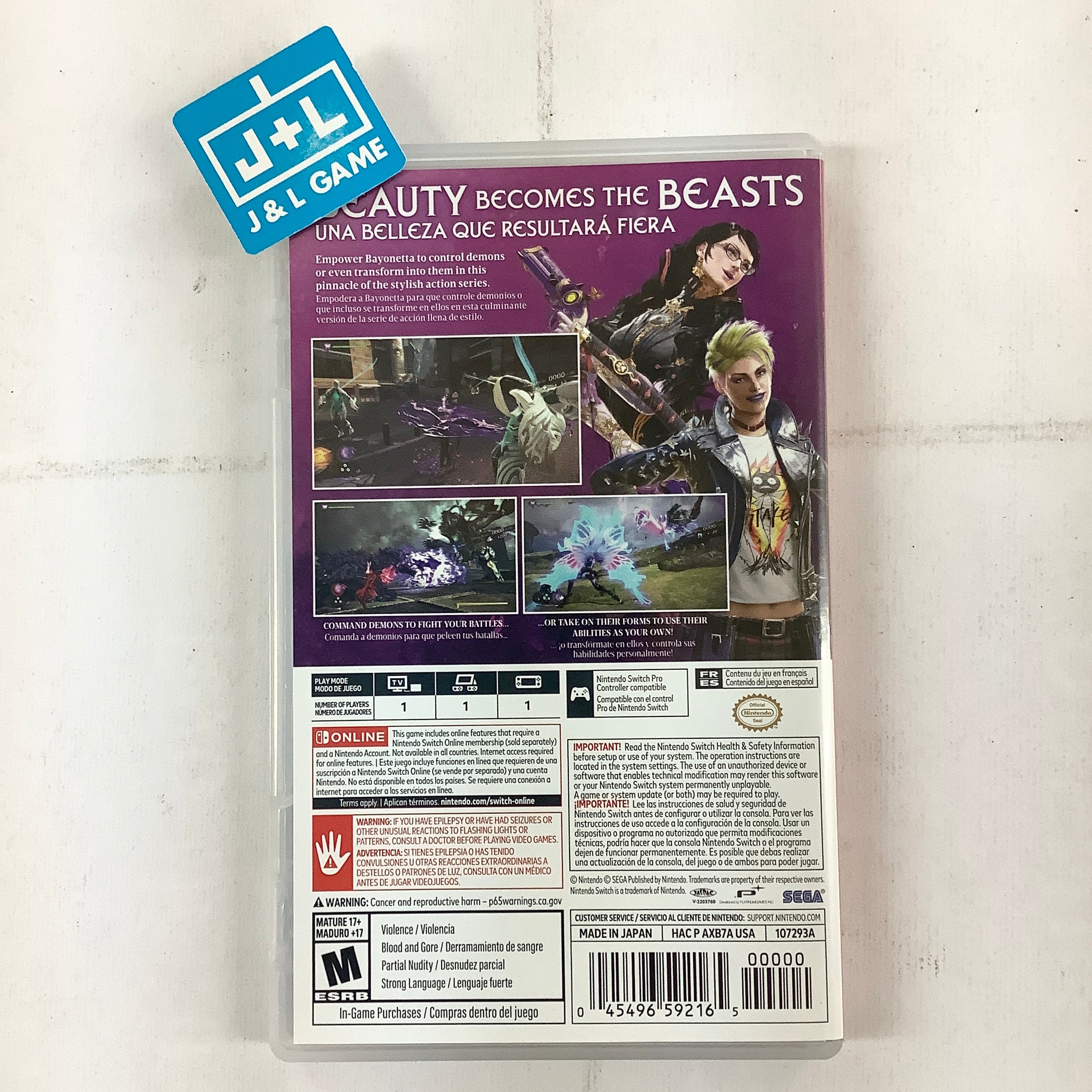 Bayonetta 3 - (NSW) Nintendo Switch [UNBOXING] | J&L Game