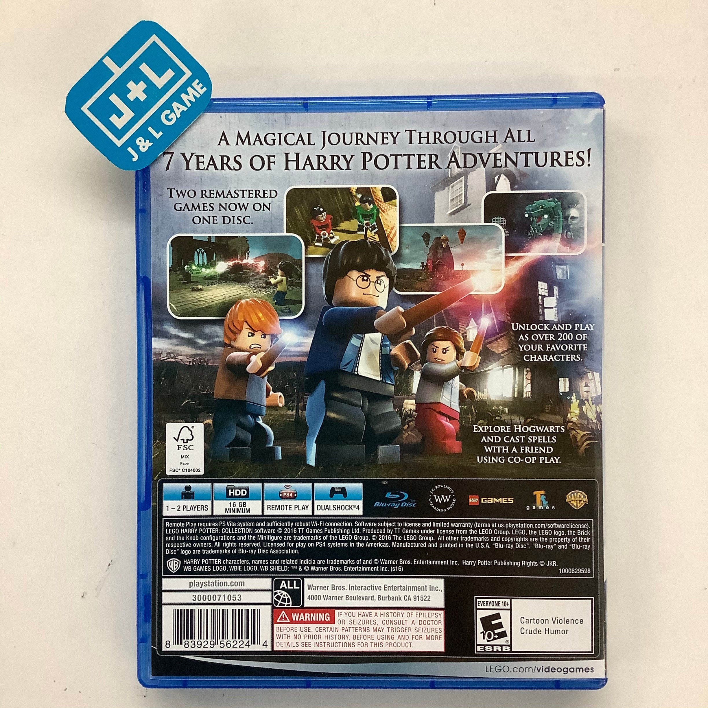 LEGO Harry Potter Collection - (PS4) PlayStation 4 [Pre-Owned] Video Games WB Games   