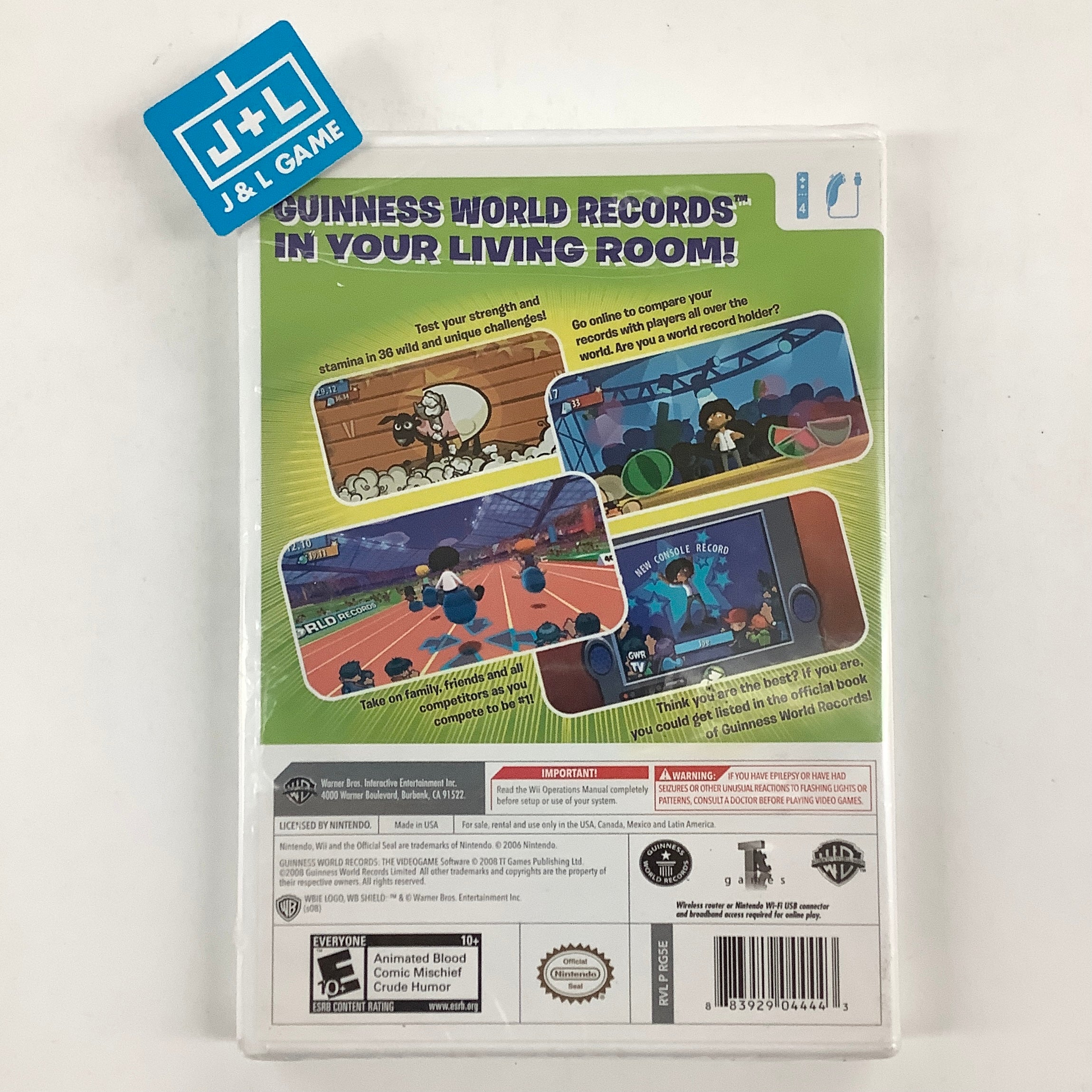 Guinness World Records: The Videogame - Nintendo Wii Video Games Warner Bros. Interactive Entertainment   
