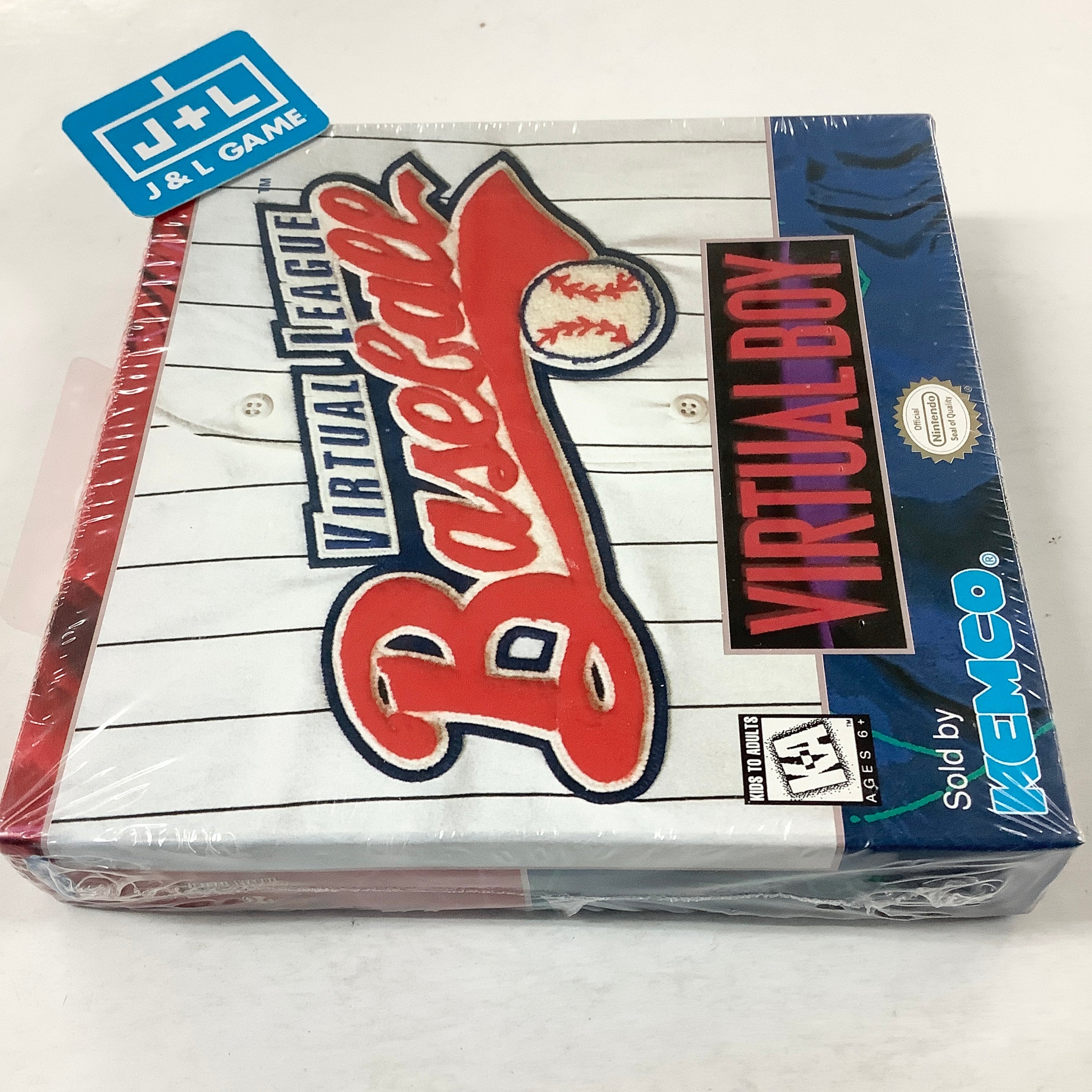 Virtual League Baseball - Virtual Boy Video Games Kemco   