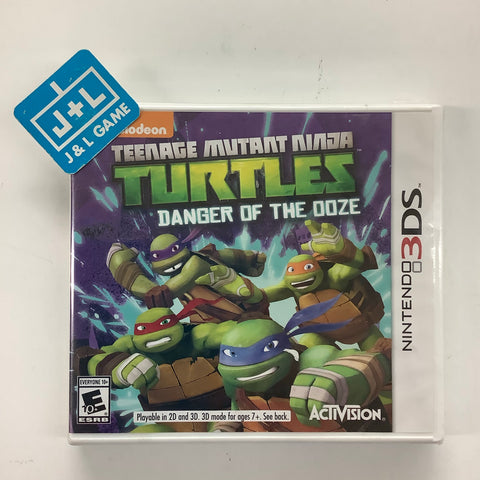 Teenage Mutant Ninja Turtles: Danger of the Ooze - Nintendo 3DS Video Games Activision   