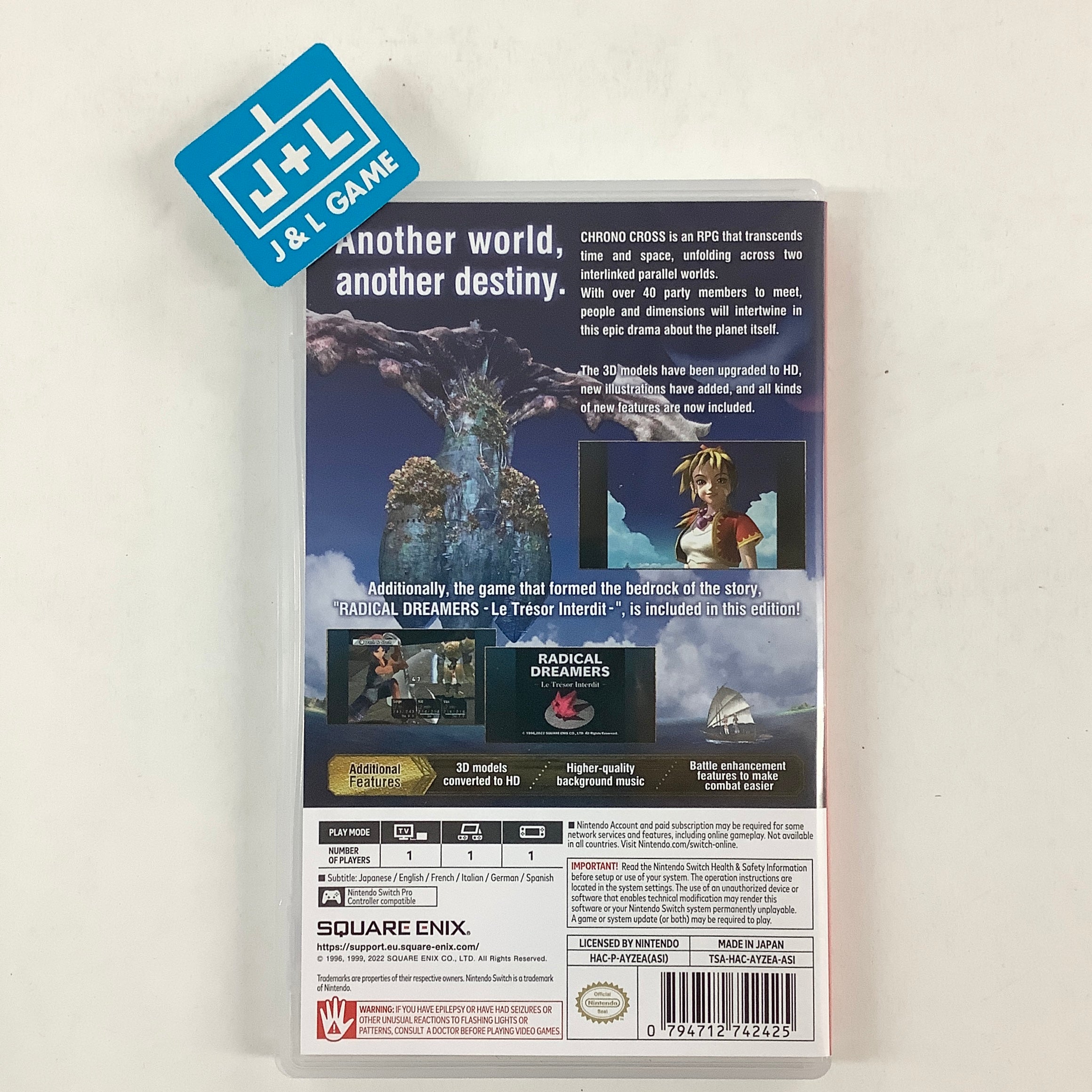 Chrono Cross: The Radical Dreamers Edition - (NSW) Nintendo Switch [UNBOXING] (Asia Import) Video Games Square Enix   