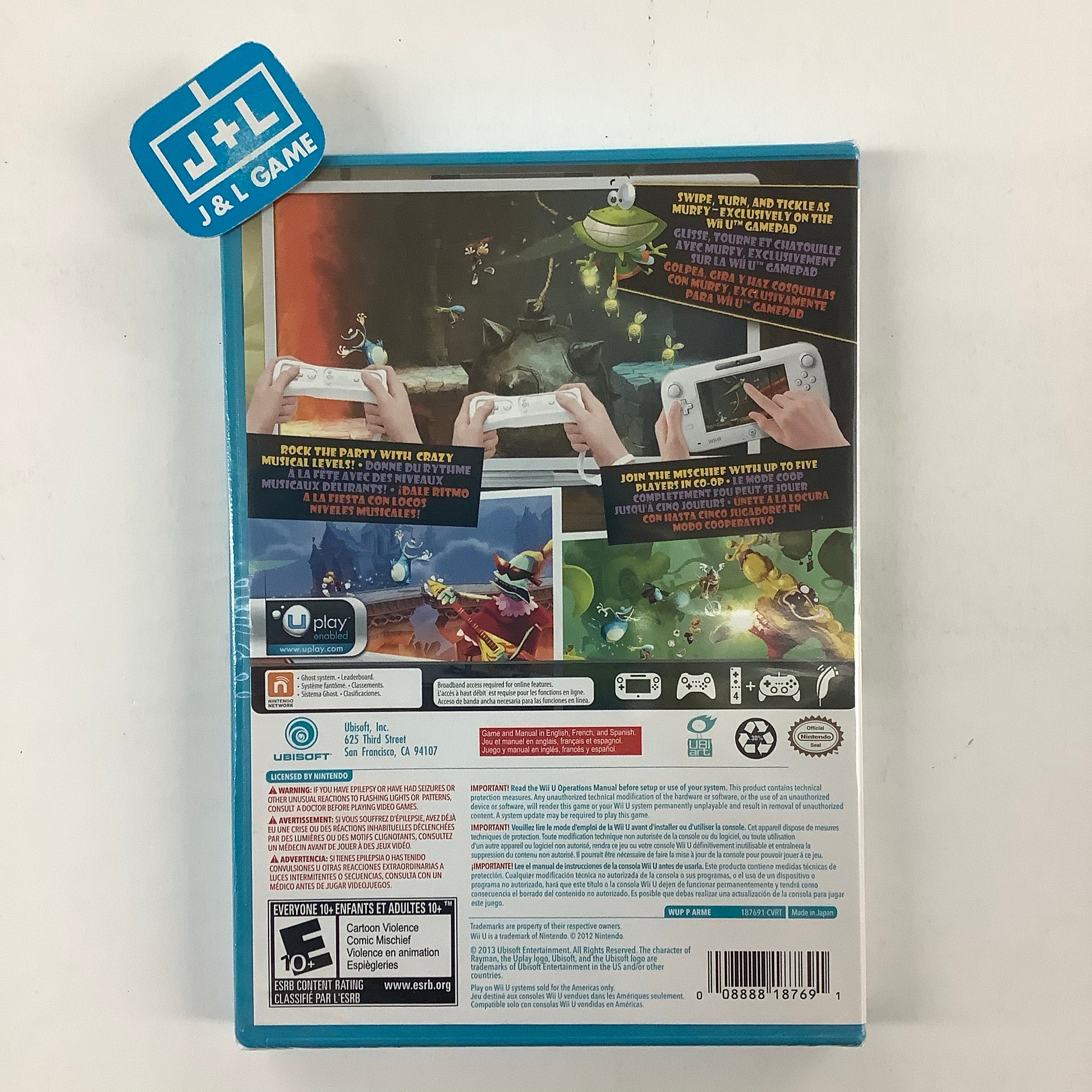Rayman Legends - Nintendo Wii U Video Games Ubisoft   