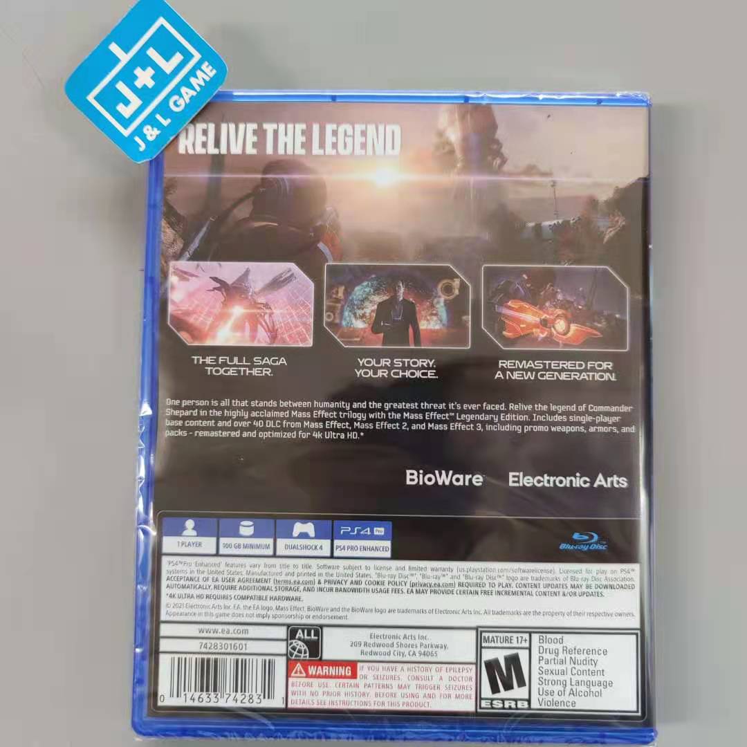 Mass Effect Legendary Edition - PlayStation 4 Video Games Electronic Arts   