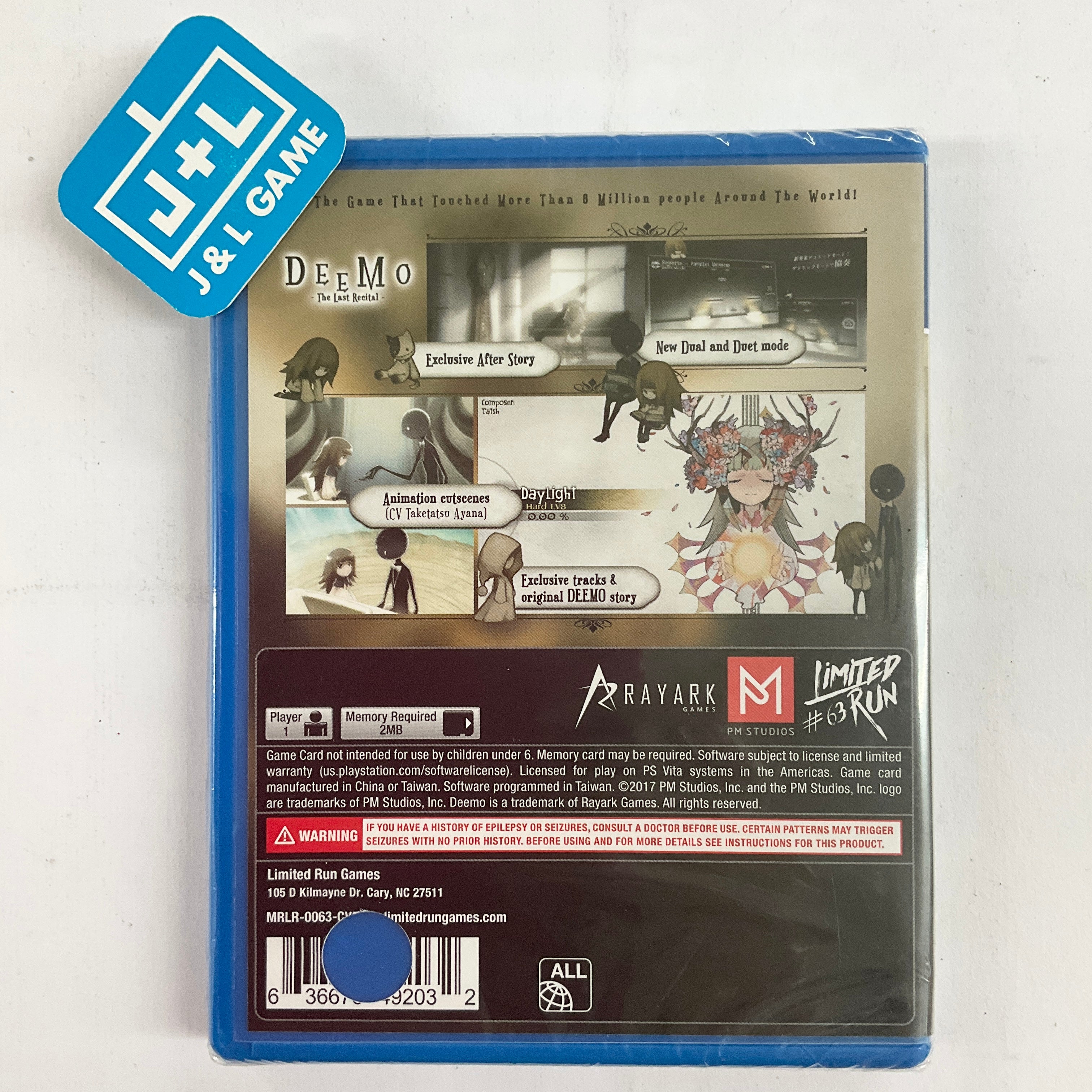 Deemo: The Last Recital (Limited Run #63) - (PSV) PlayStation Vita Video Games Limited Run Games   