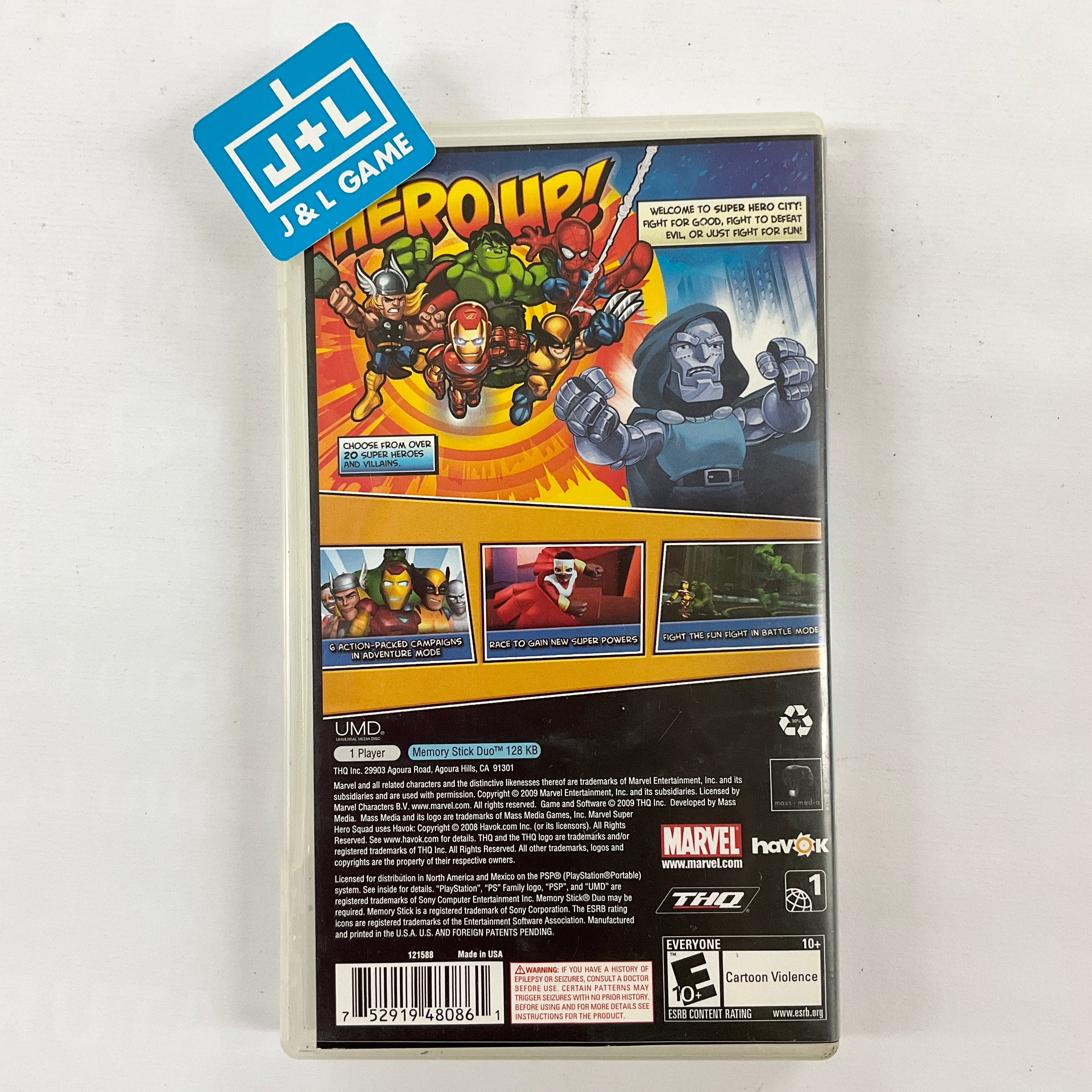 Marvel Super Hero Squad - Sony PSP [Pre-Owned] Video Games THQ   