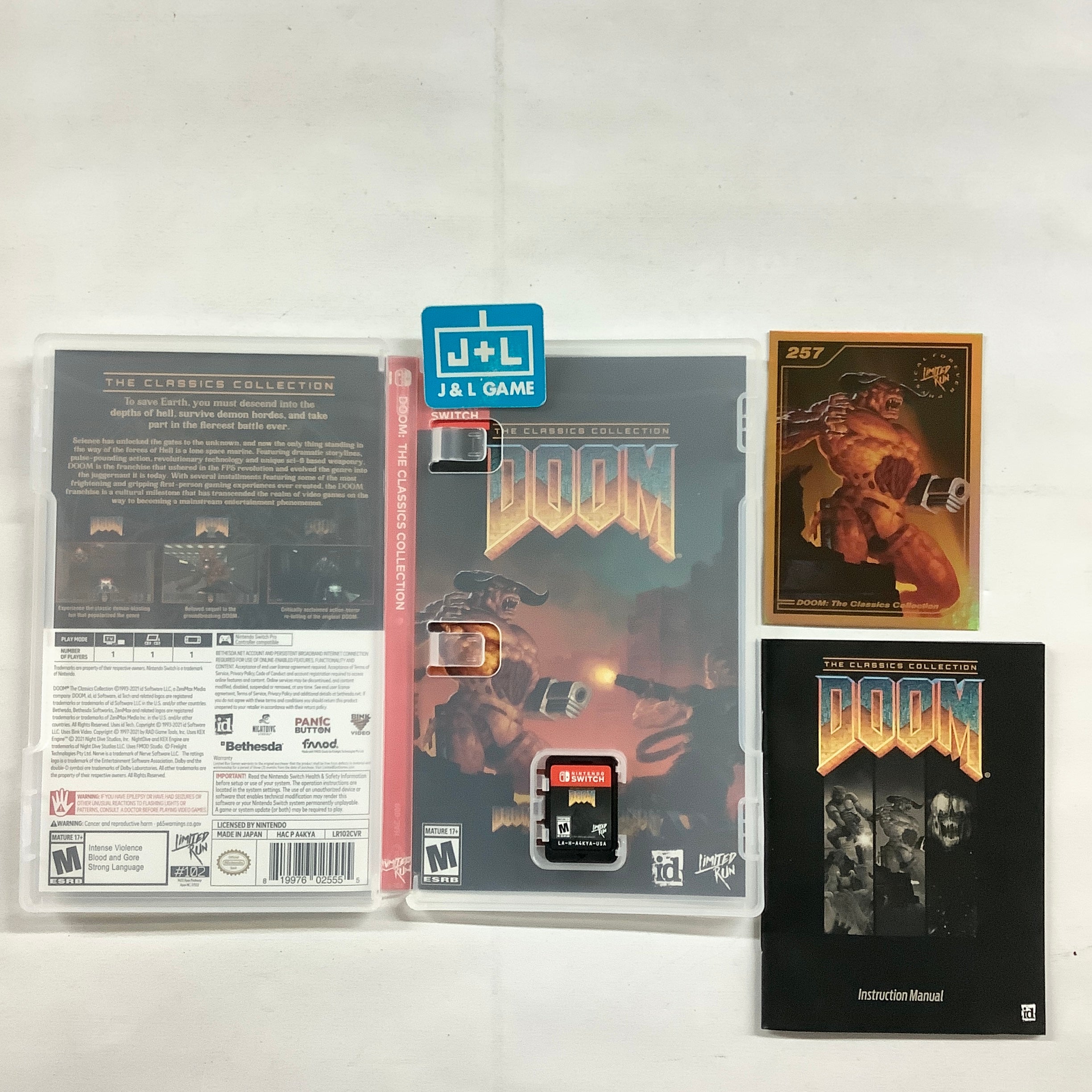 Doom: The Classics Collection (Limited Run #102) - (NSW) Nintendo Switch [Pre-Owned] Video Games Limited Run Games   