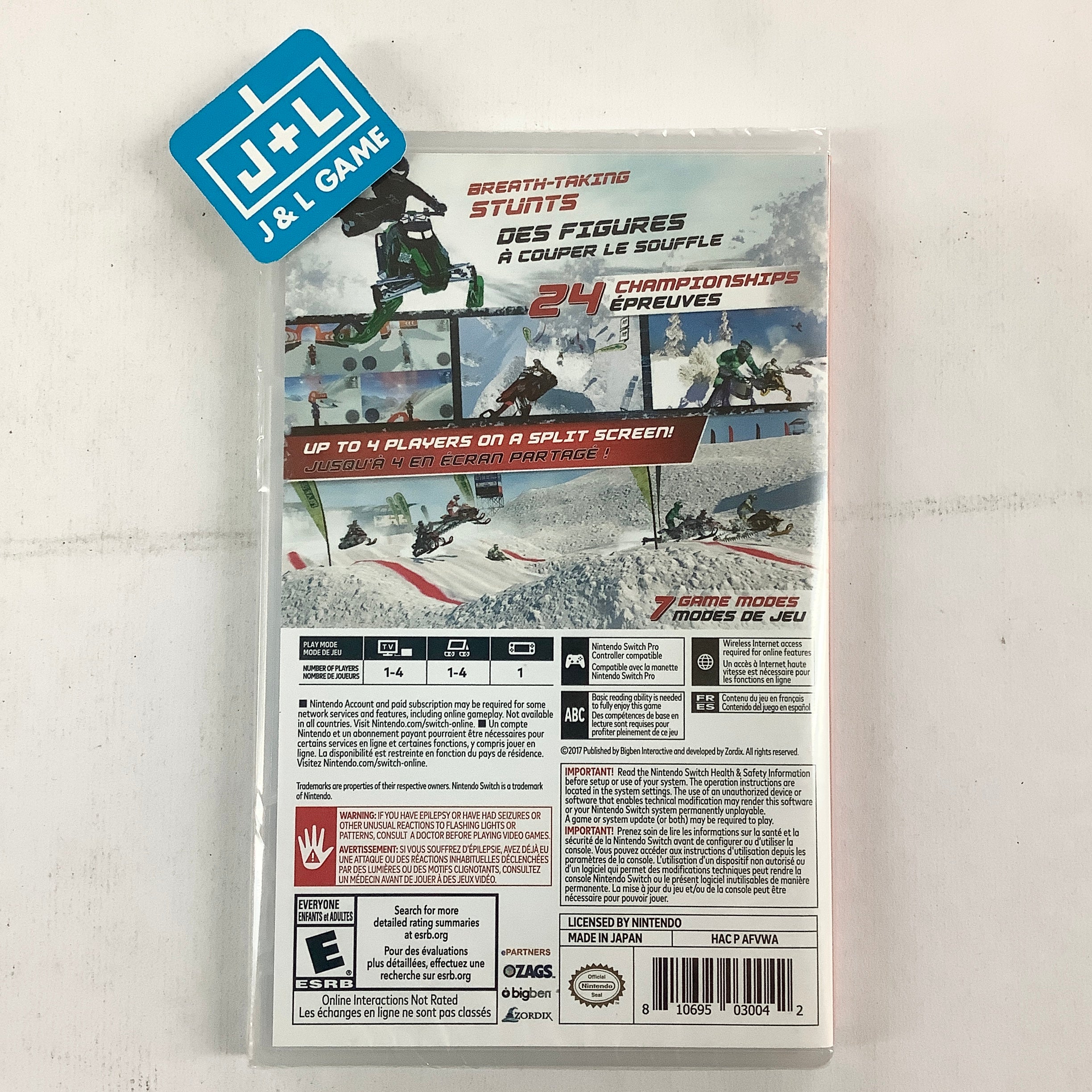 Snow Moto Racing Freedom - (NSW) Nintendo Switch Video Games Bigben Interactive   